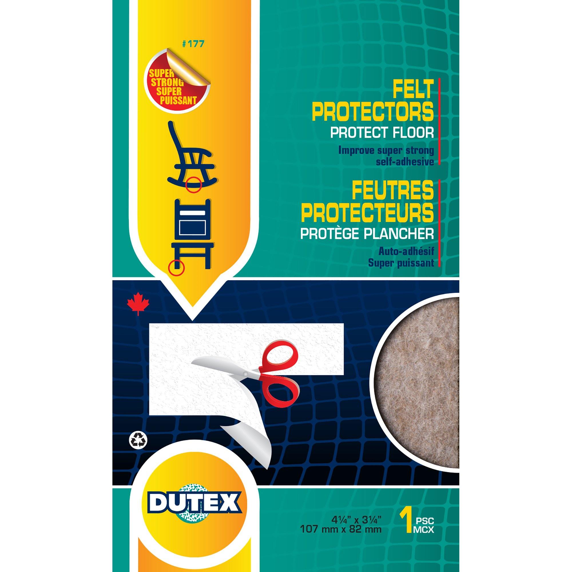 Felt Protectors For Floor Super Strong Self-Adhesive 4 1/4" X 3 1/4" - Dollar Max Dépôt