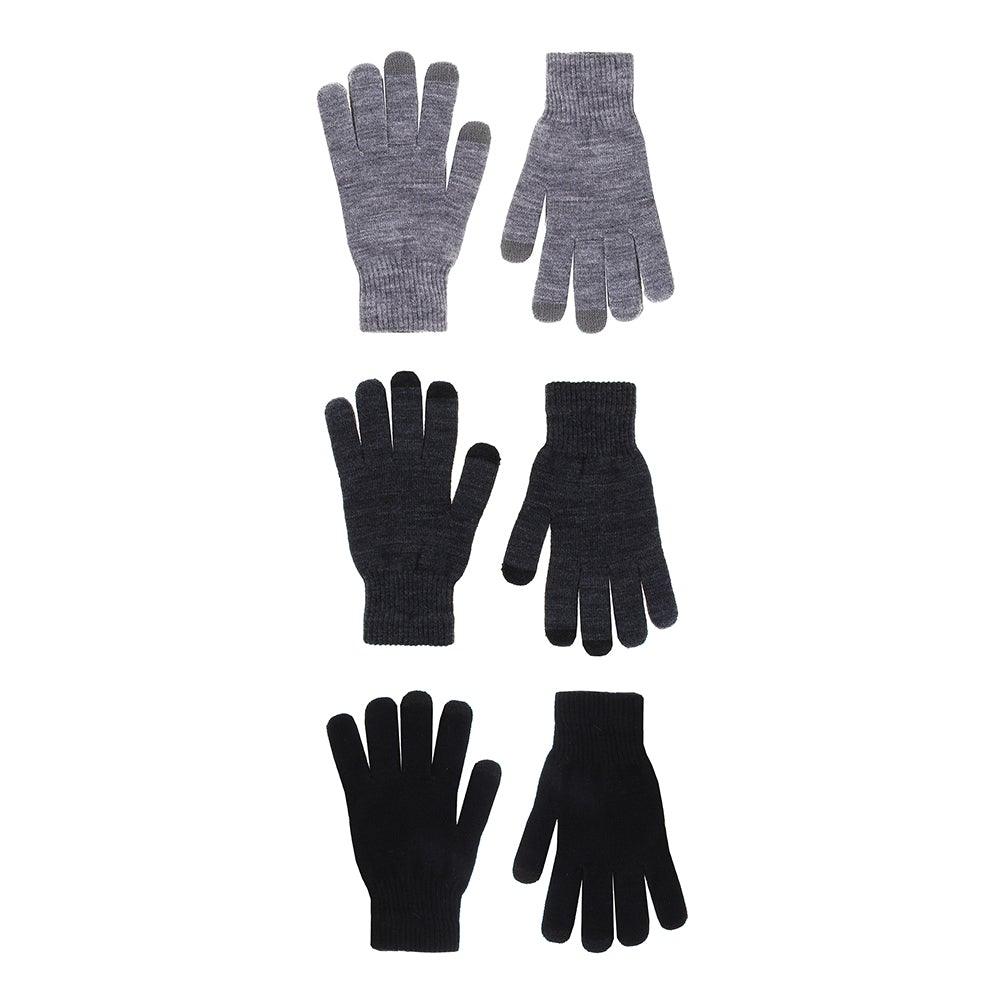 Gx - Mens Stretch Knit Touchscreen Gloves - Dollar Max Depot