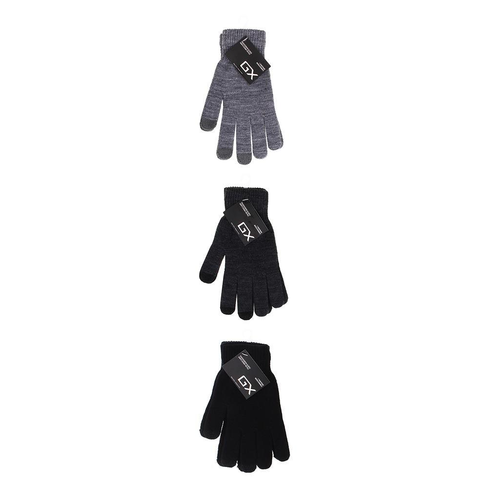 Gx - Mens Stretch Knit Touchscreen Gloves