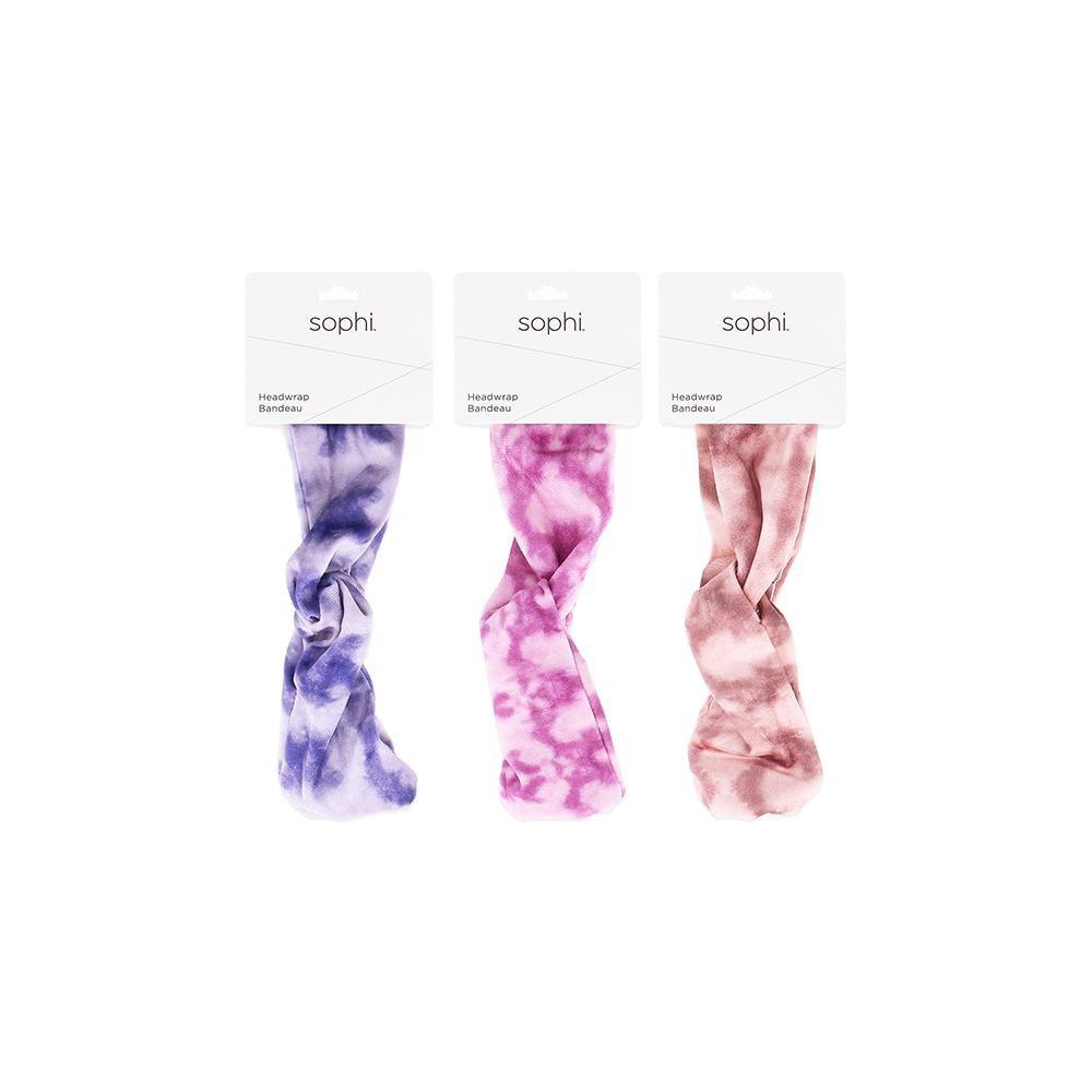 Sophi - Velvet Tie Dye Twisted Headwrap