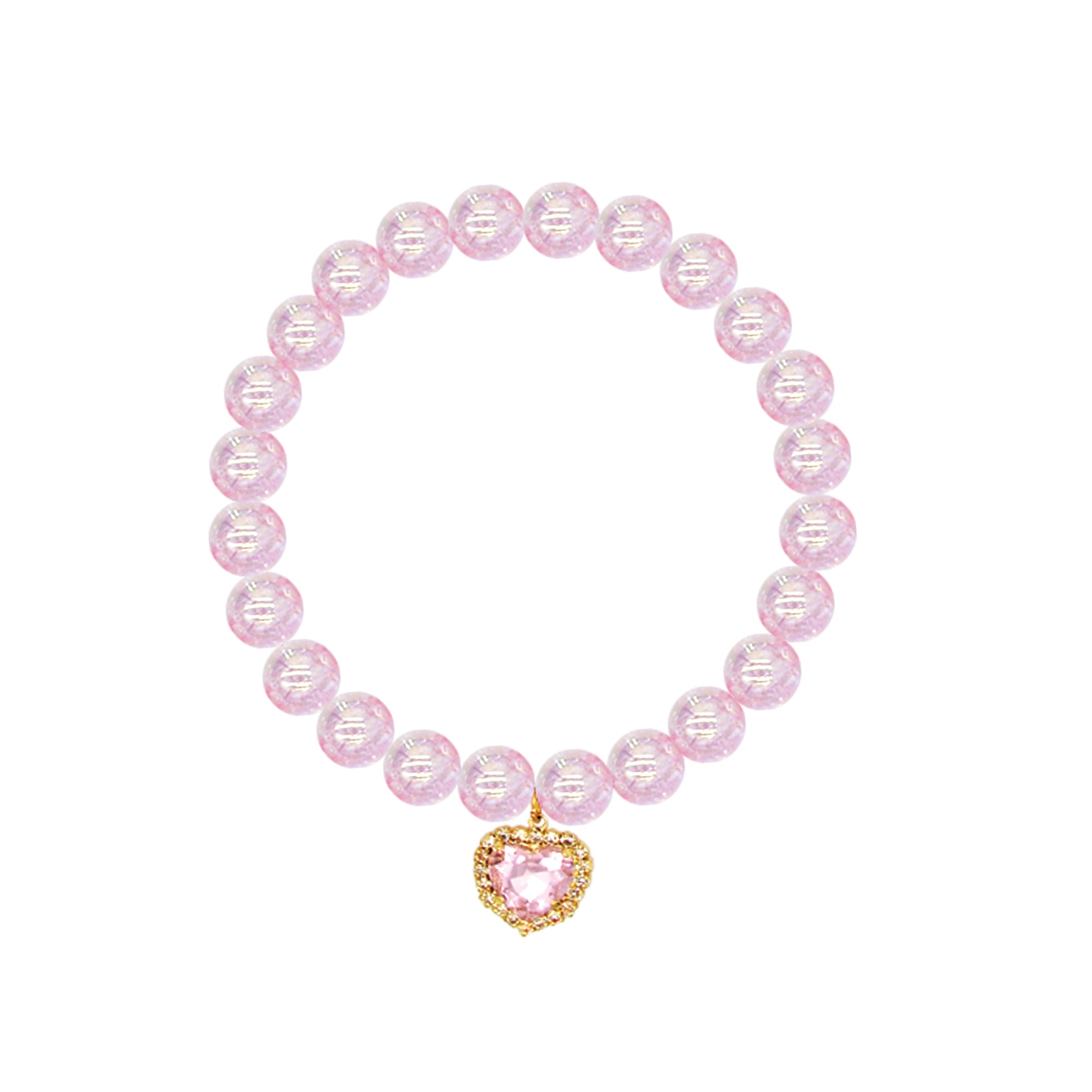 Kid's Jewelry Enchanting Heart Bracelet 3.5x2.7x0.4in 