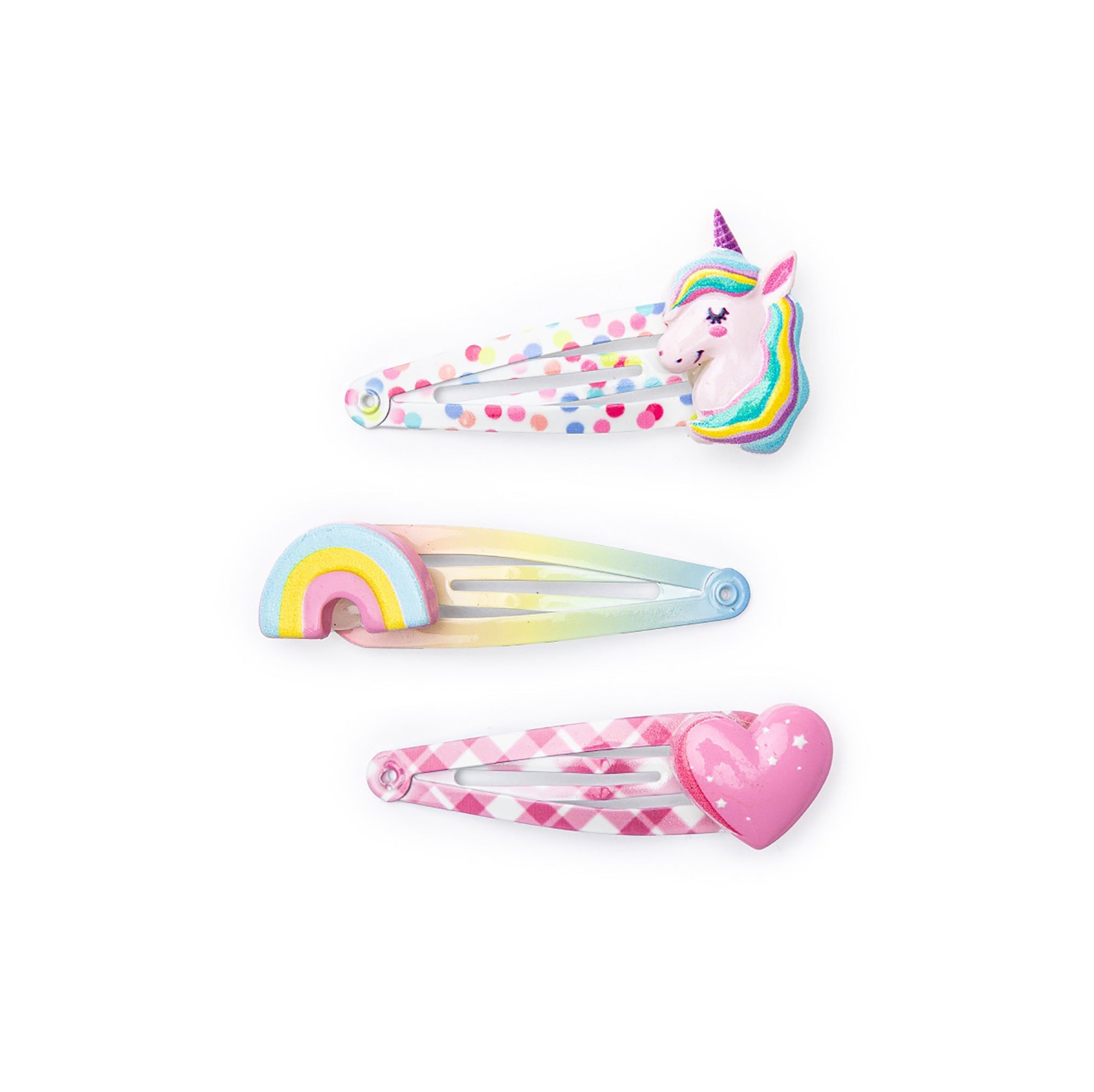 Hair Accessory 3pcs Unicorn Cutie Hair Clips