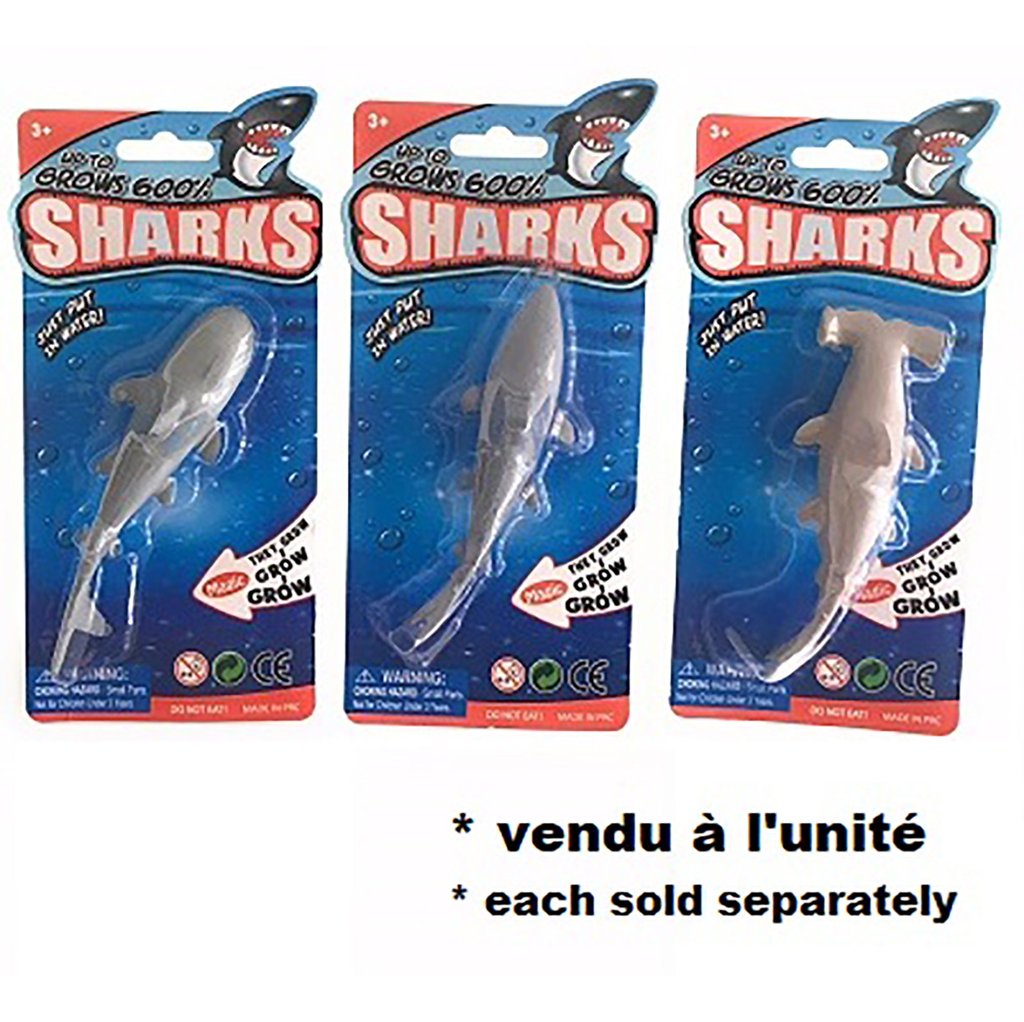Shark Grow up to 600%  5in  3+