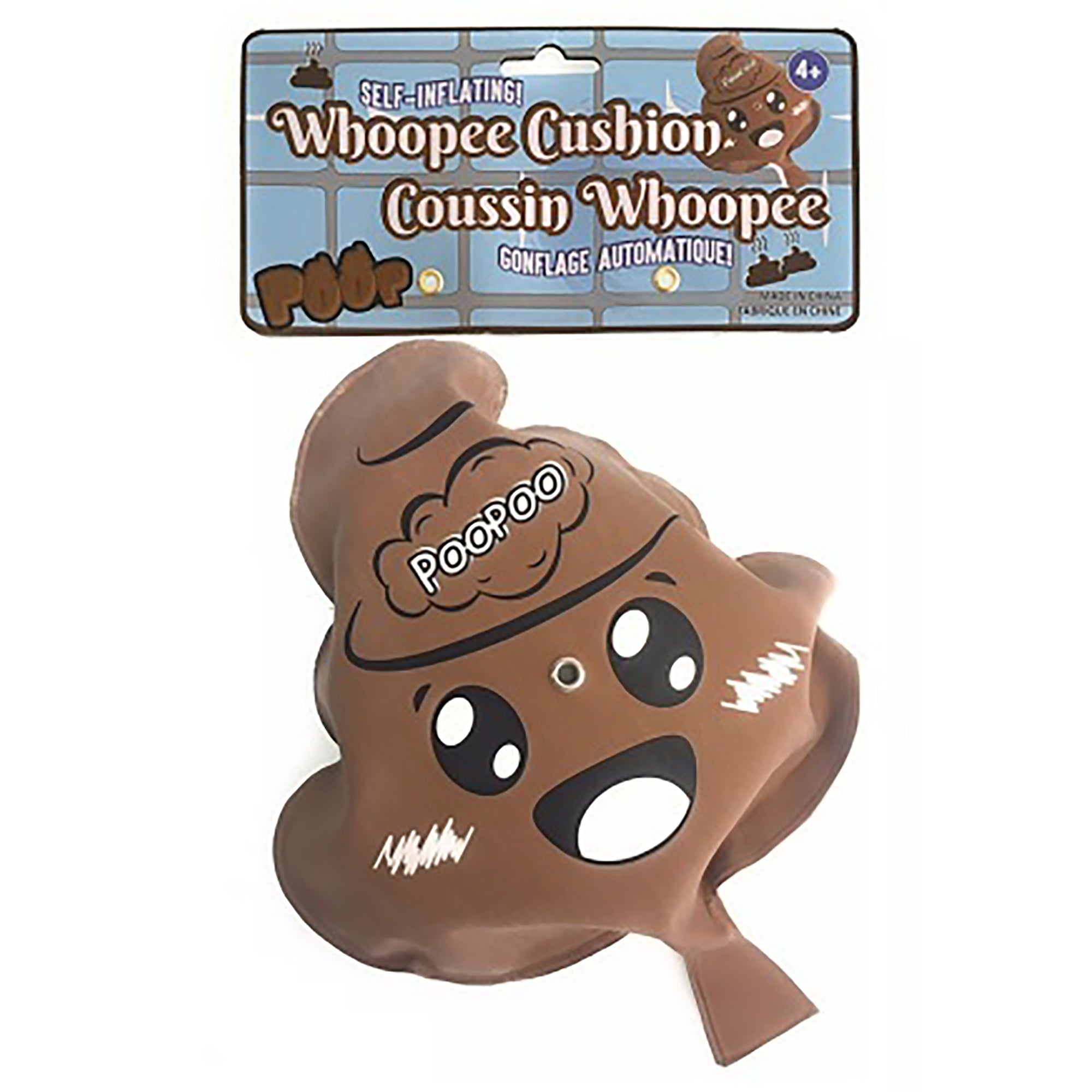 Poop Self-inflating Whoopee Cushion 6.5x5.5in  4+