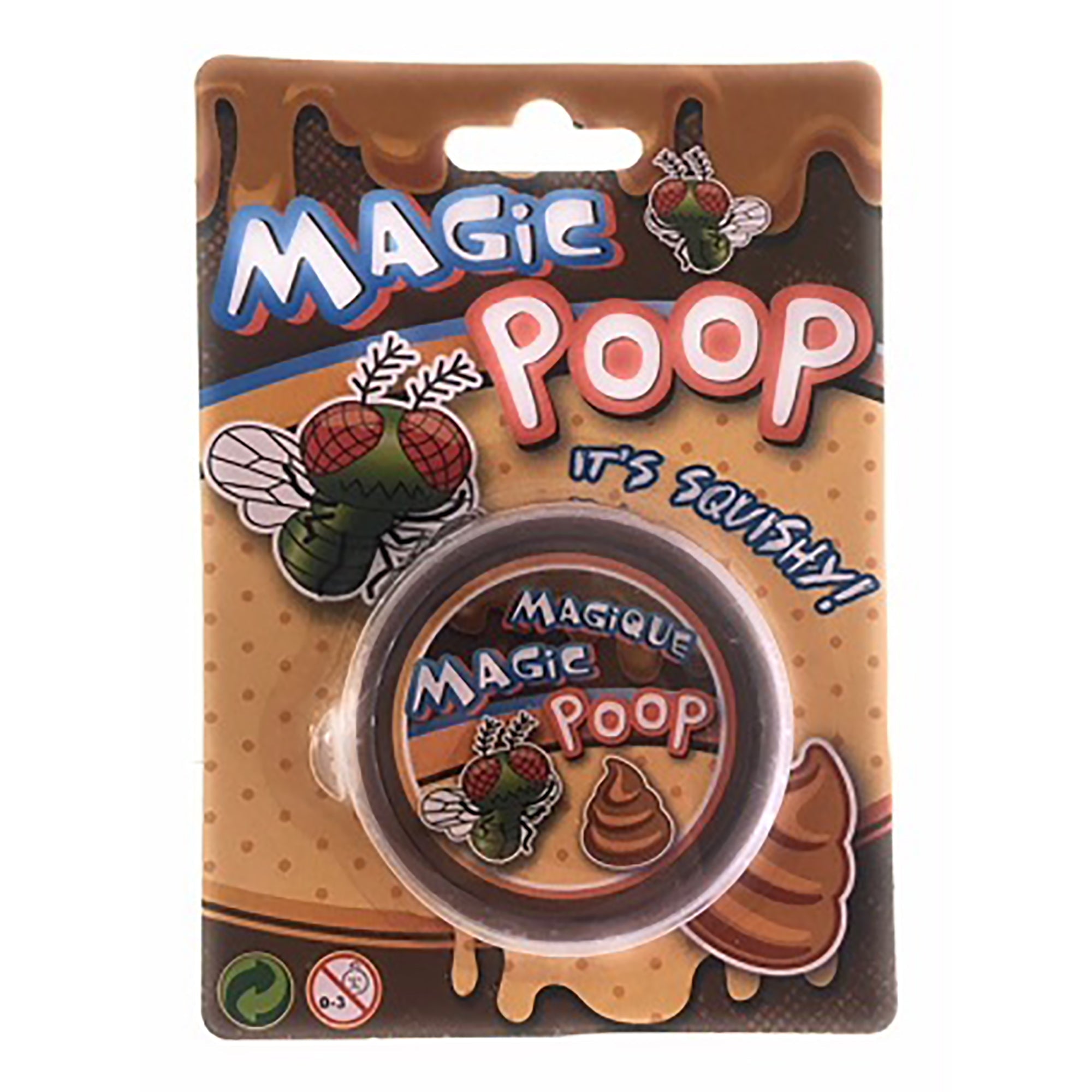 Squishy Magic Poop 2.5x0.75in Jar   3+