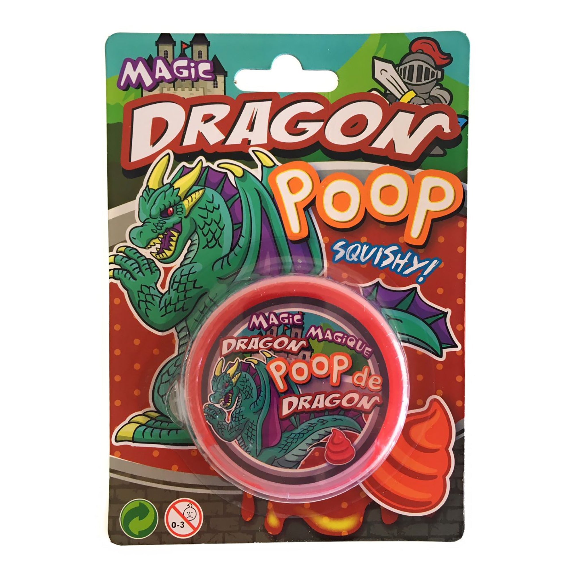Squishy Dragon Poop 2.5x0.75in Jar   3+