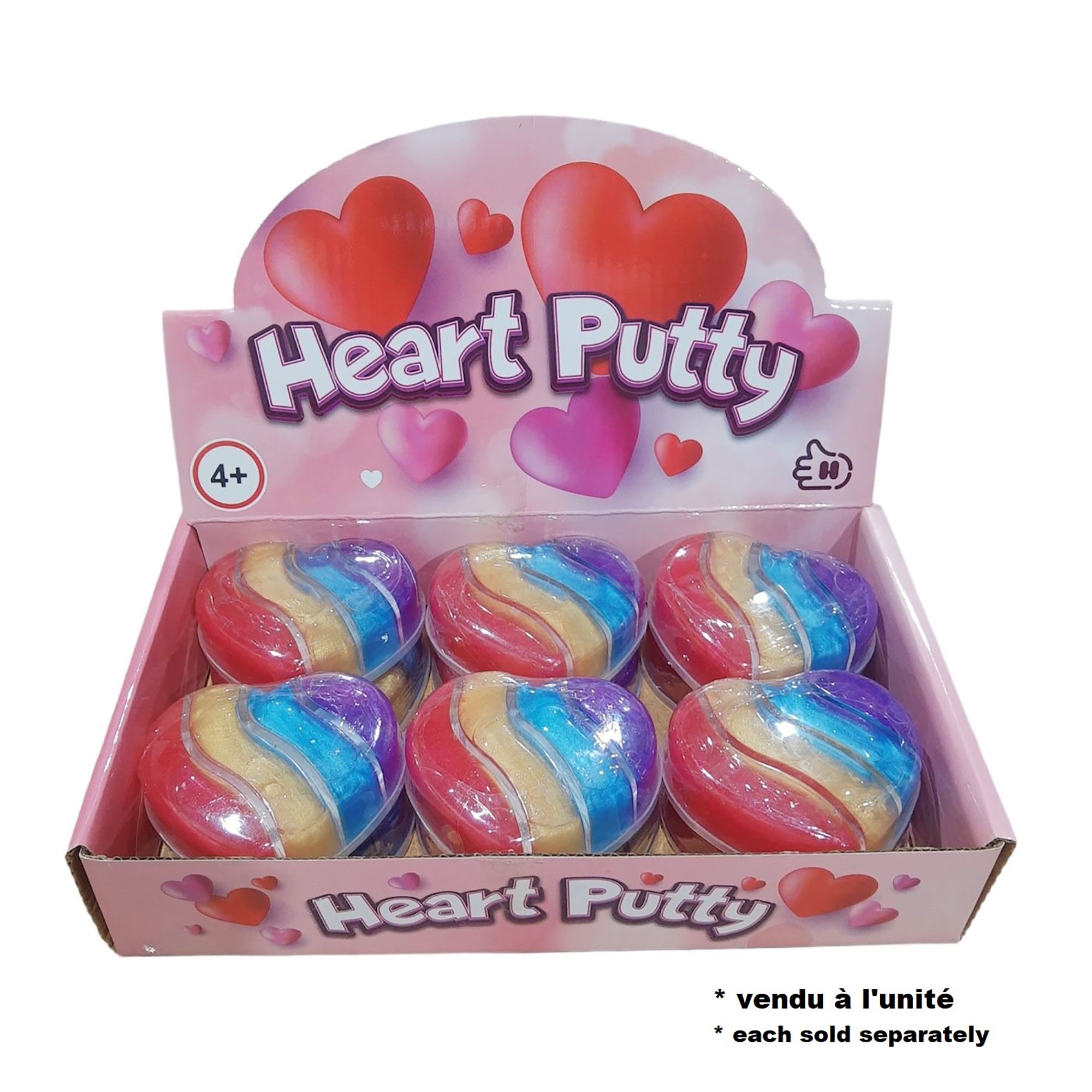 Heart Putty 2.8x2.5in  4+