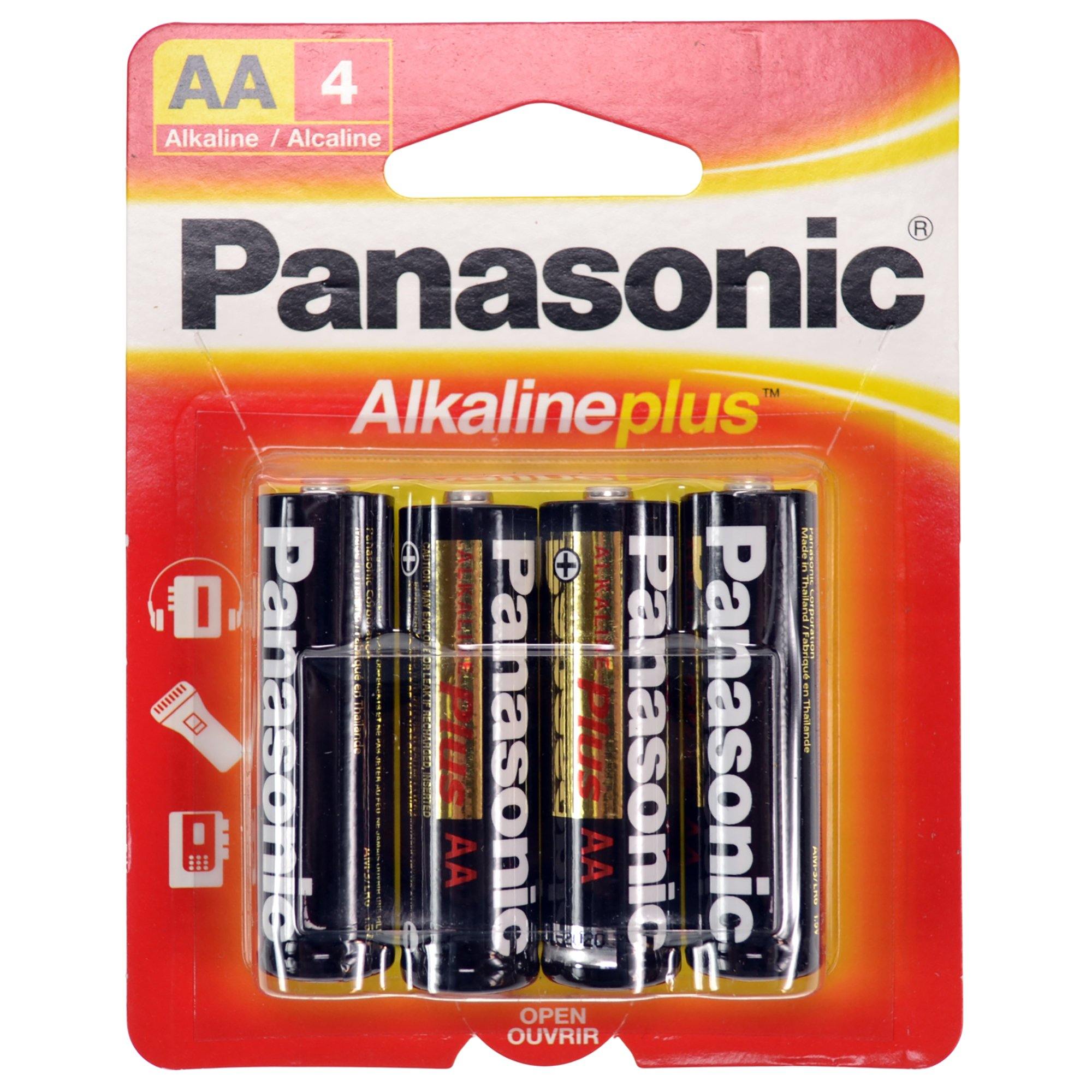 Panasonic Batteries Alca Aa (4) - Dollar Max Dépôt