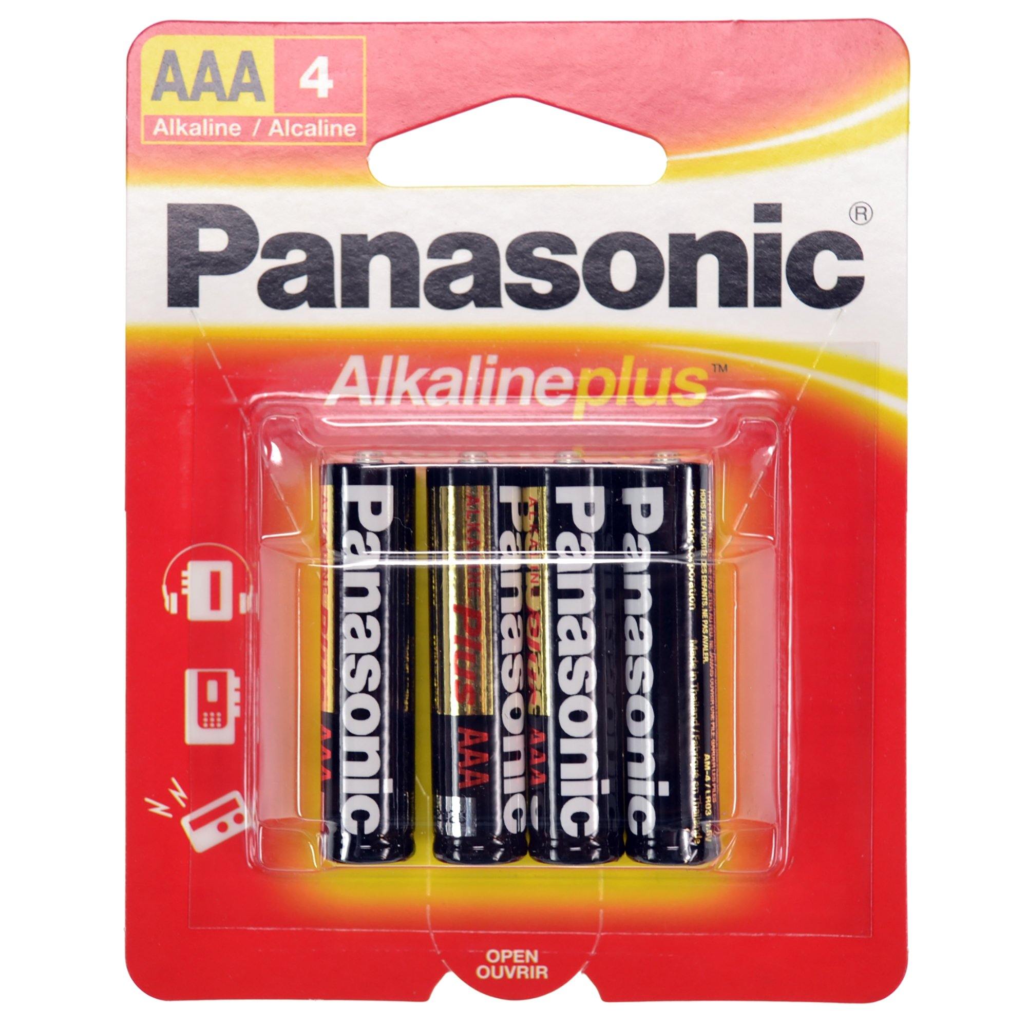 Panasonic Batteries Alca Aaa (4) - Dollar Max Dépôt