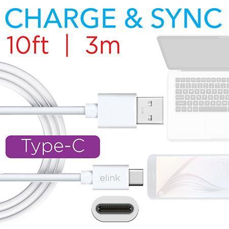 Cable Type C 10Ft - Dollar Max Depot