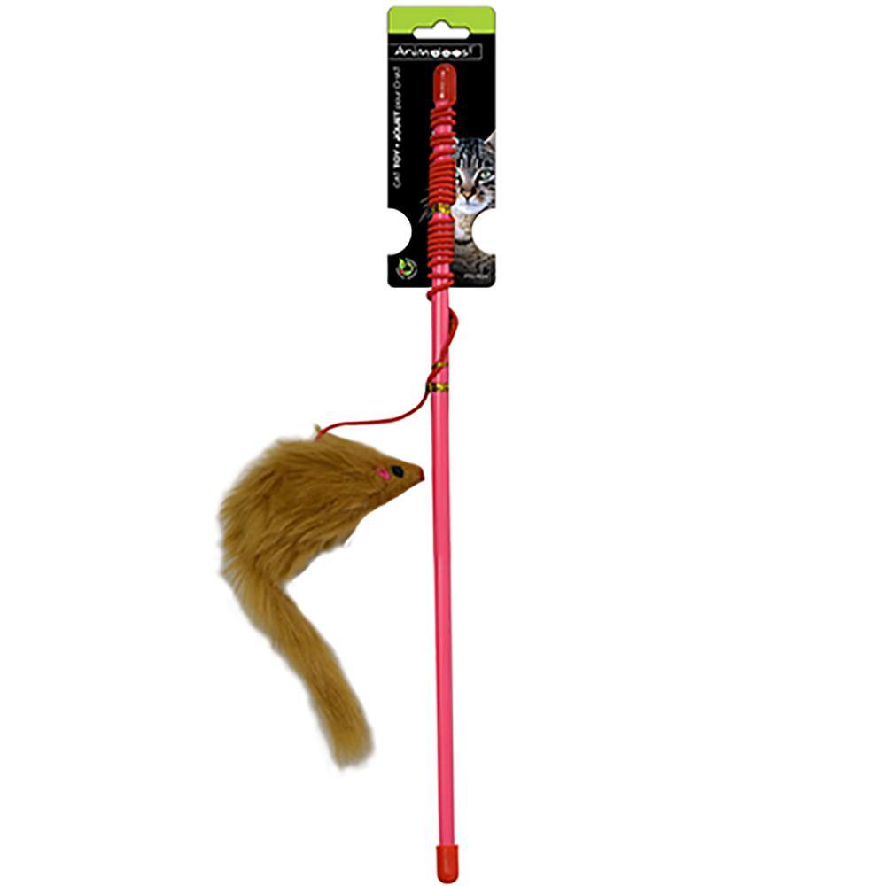 Cat Toy Mouse On A Rod - Dollar Max Depot