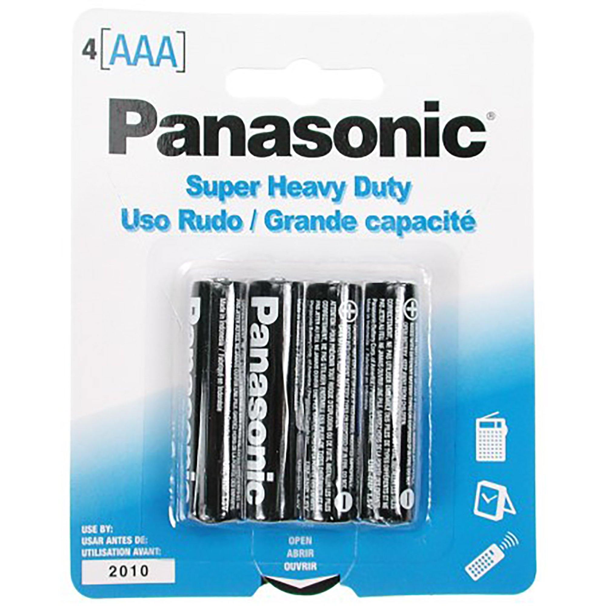Panasonic Batteries Aaa (4) - Dollar Max Dépôt