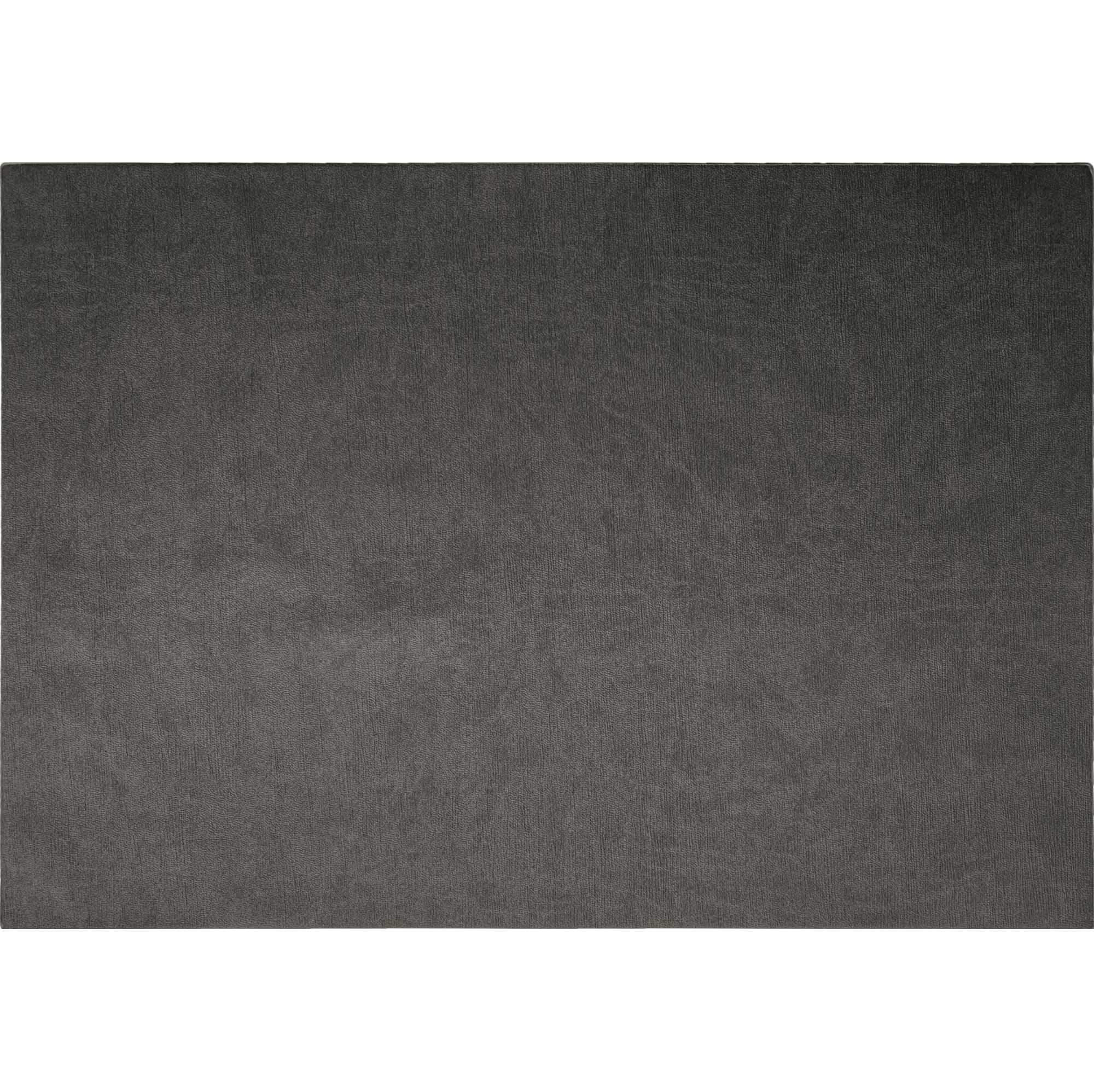 Heavy Grey Suede Look Placemat 17x12in