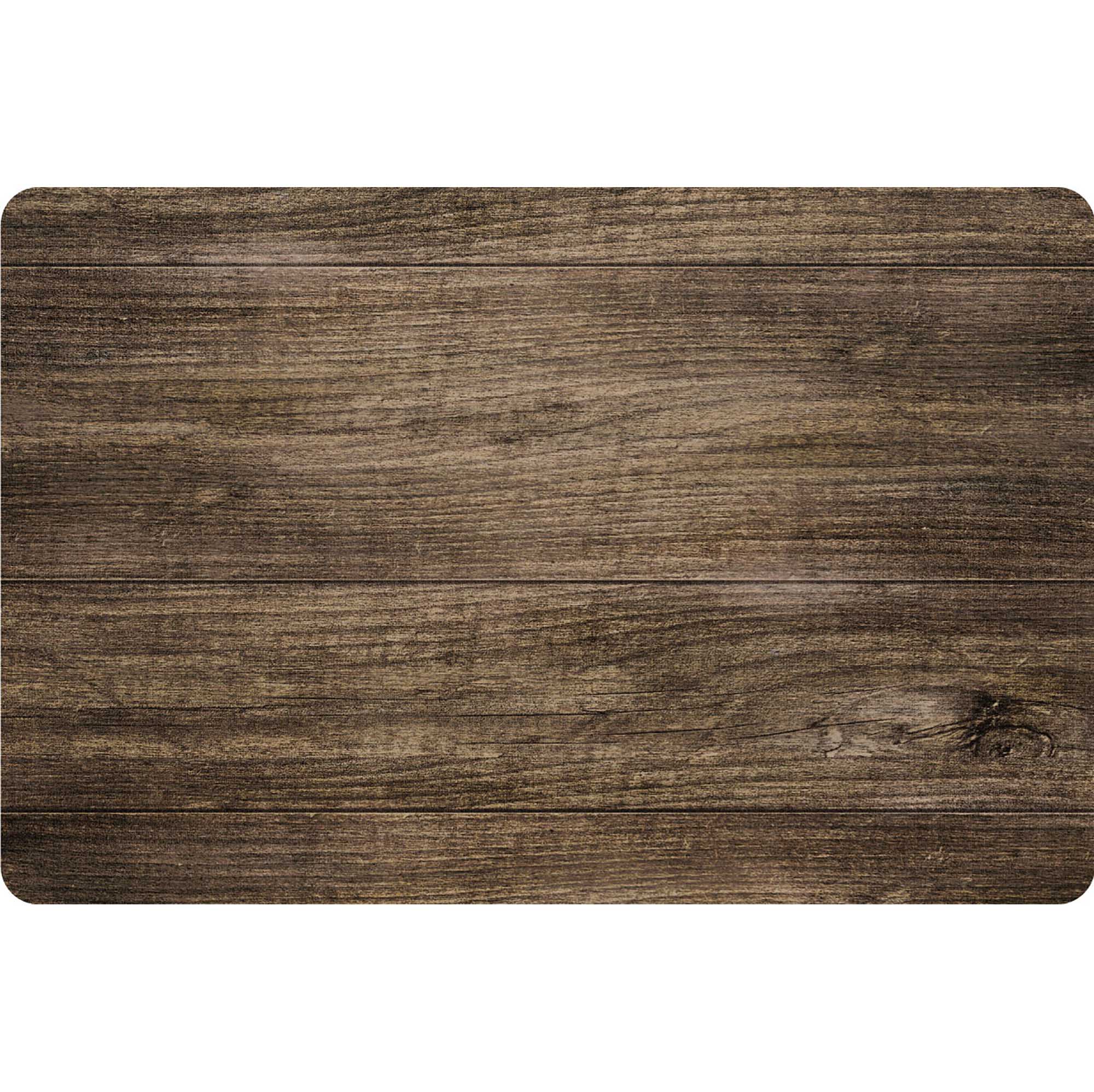 Wood Look Printed Chocolate Placemat 17x11.2in