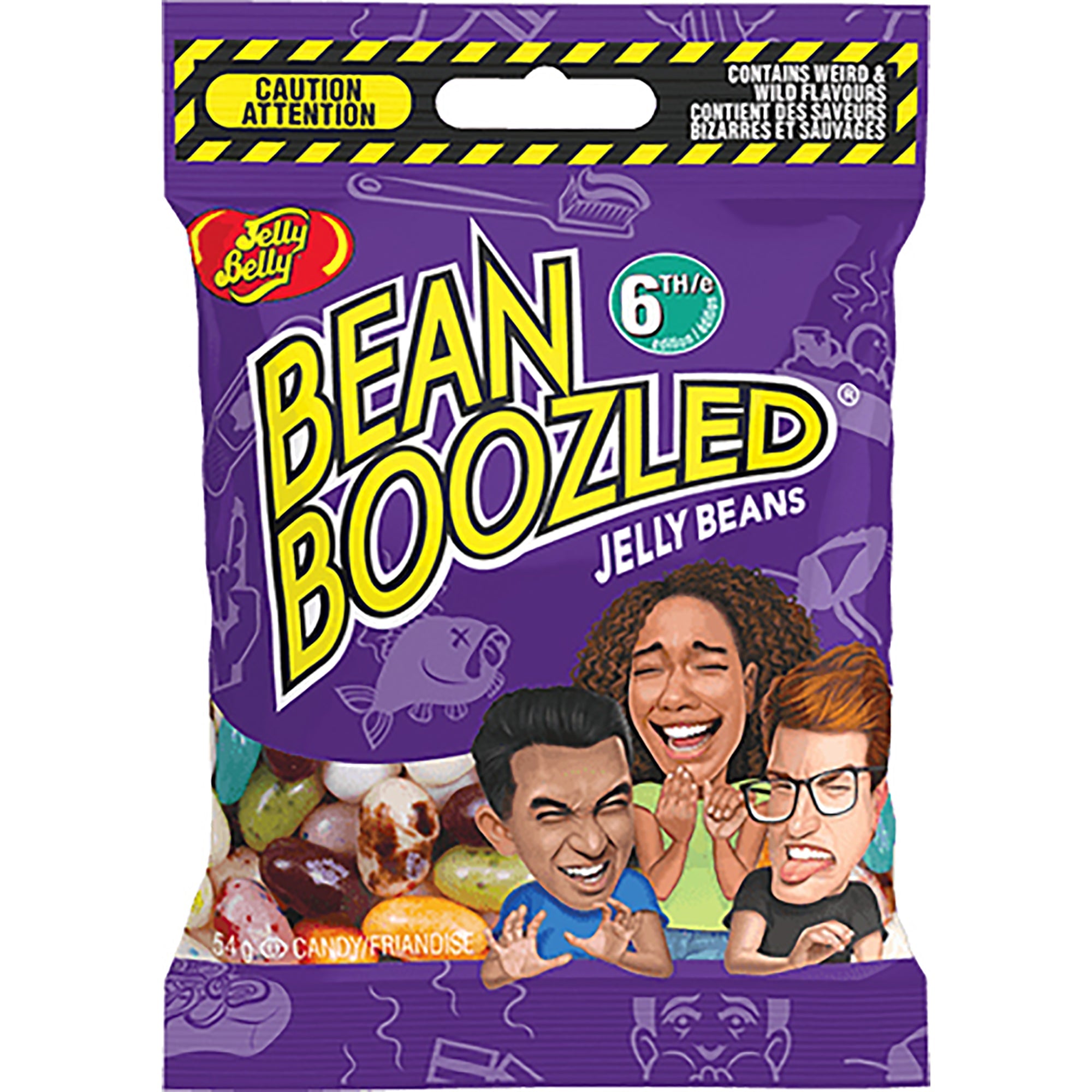 Jelly Belly Bean Boozled Candy Weird and Wild Flavors 54g