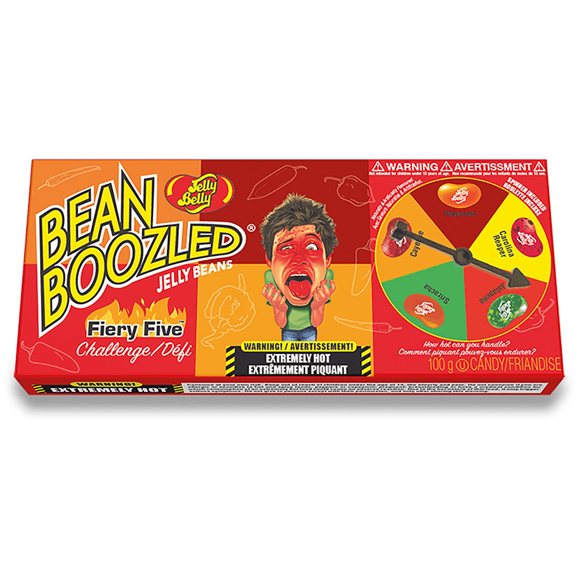 Jelly Belly Bean Boozled Candy Fiery Five Challenge 100g