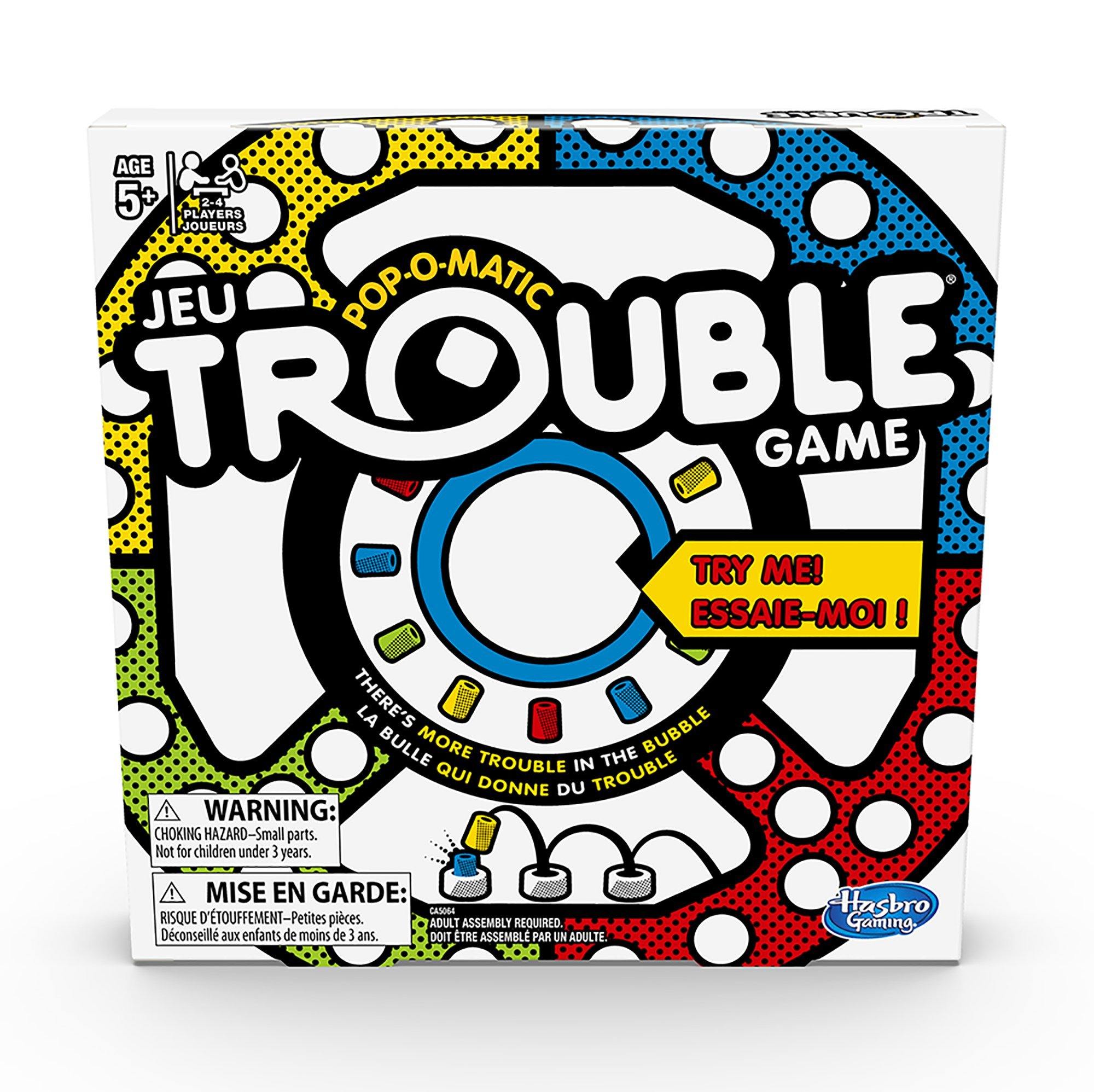 Game Trouble Bilingual - Hasbro Boardgame - Dollar Max Depot