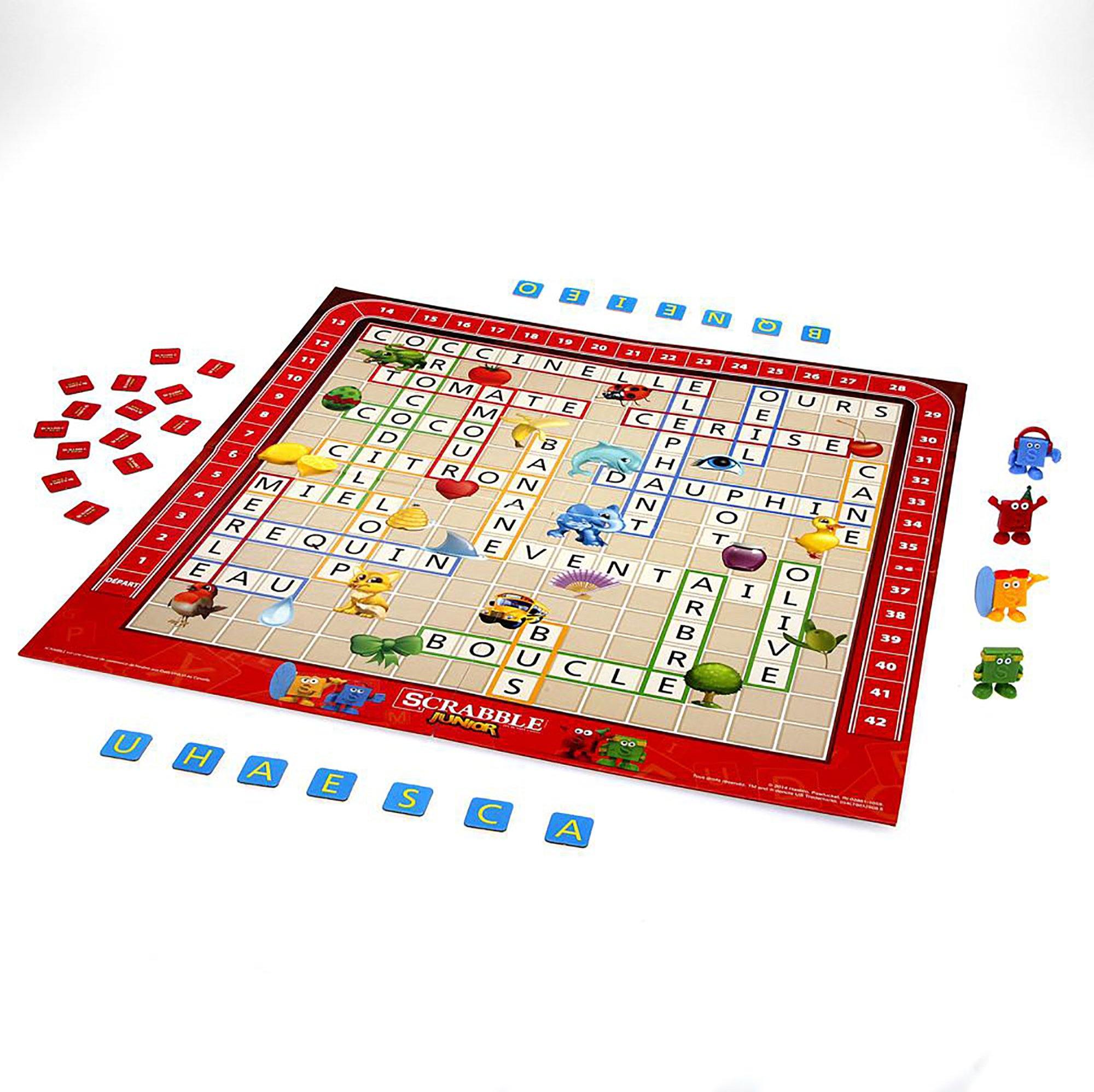 Scrabble Junior Game French Version - Hasbro Boardgame - Dollar Max Depot