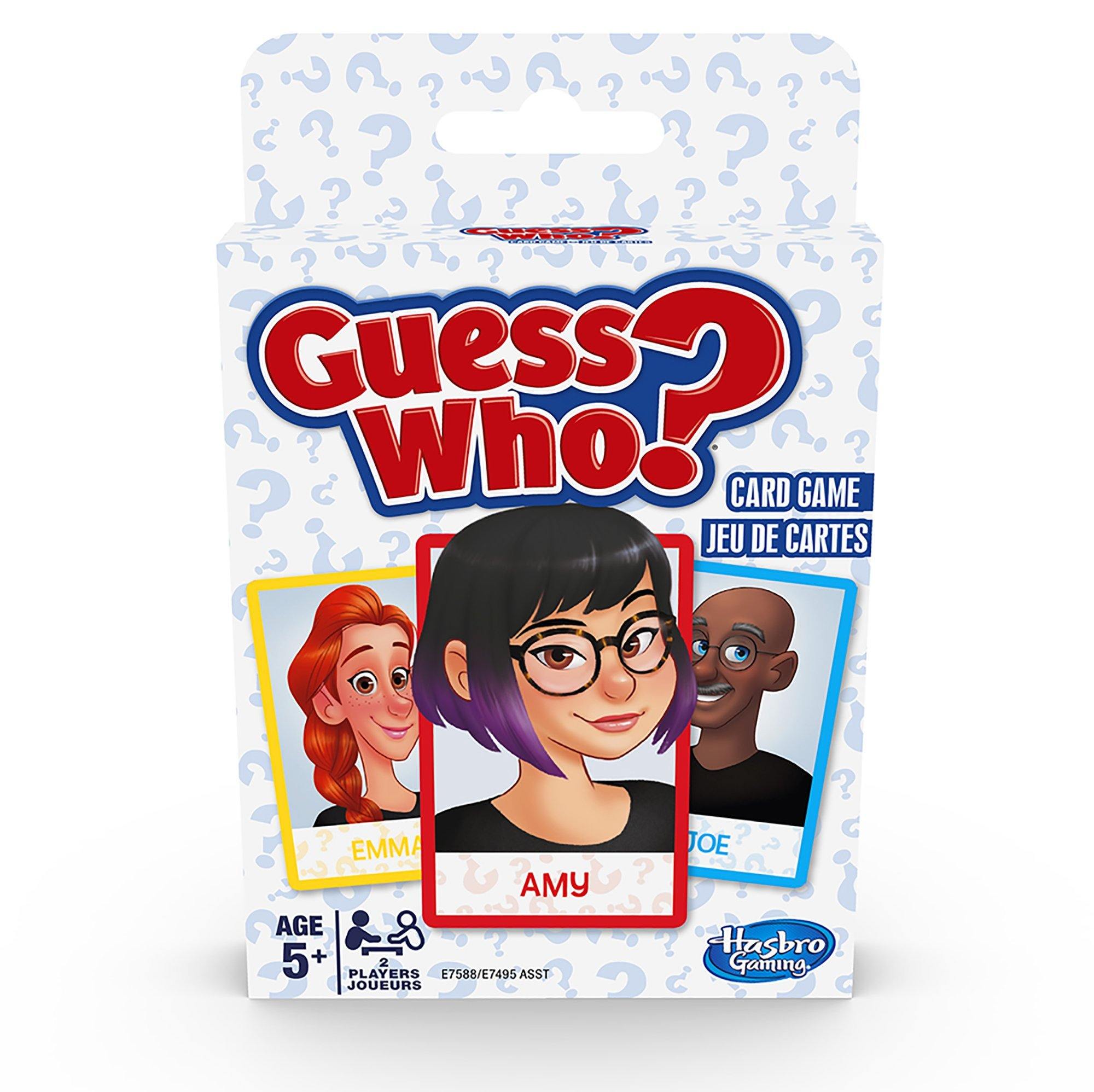 Classic Card Game - Guess Who Bilingual Version - Hasbro Boardgame - Dollar Max Depot