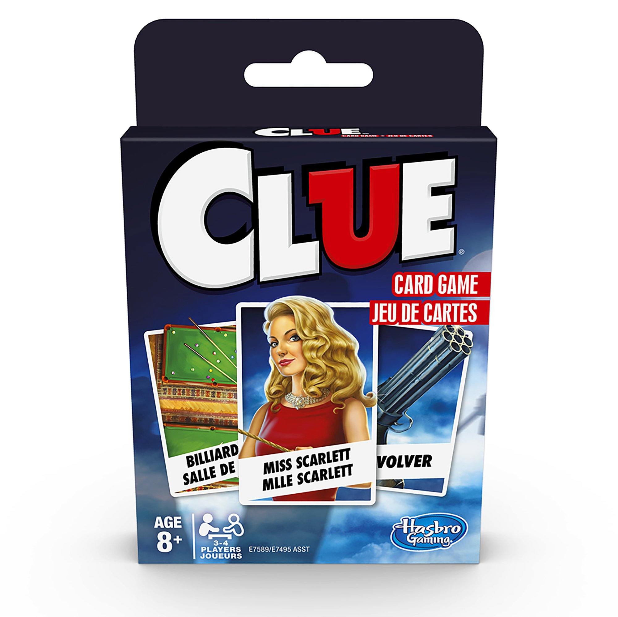 Classic Card Game - Clue Bilingual Version - Hasbro Boardgame - Dollar Max Depot