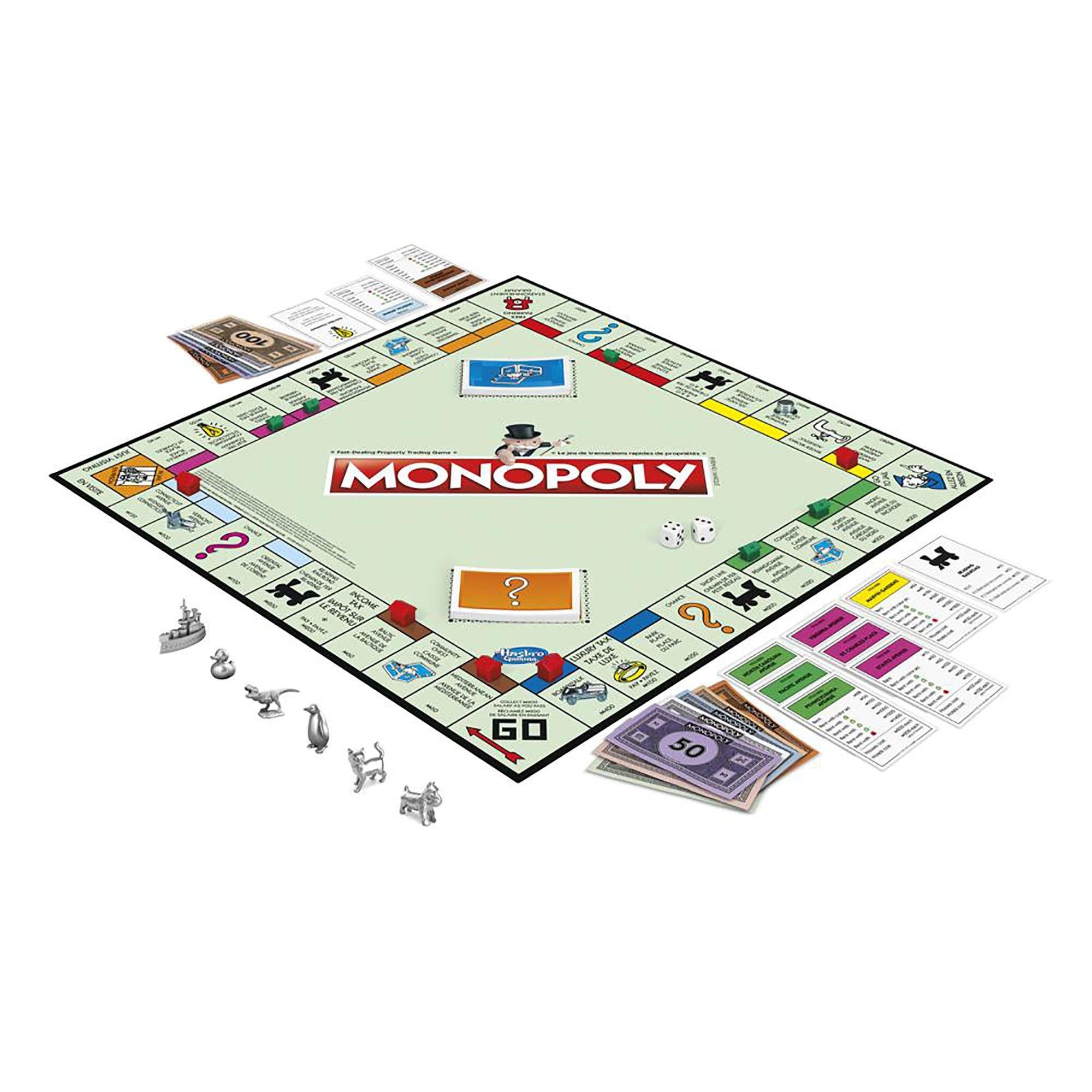 Game Monopoly - New Bilingual Edition - Dollar Max Depot