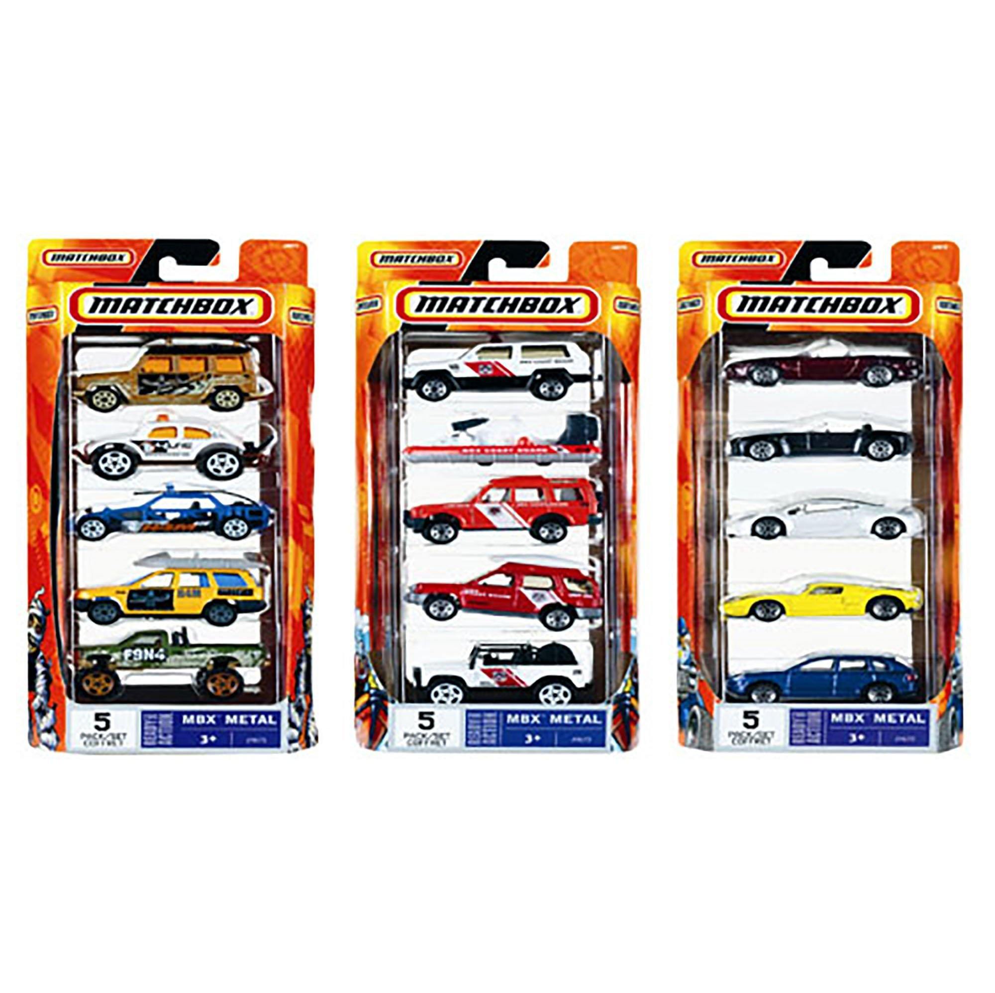 Matchbox - 5 Cars - Dollar Max Depot