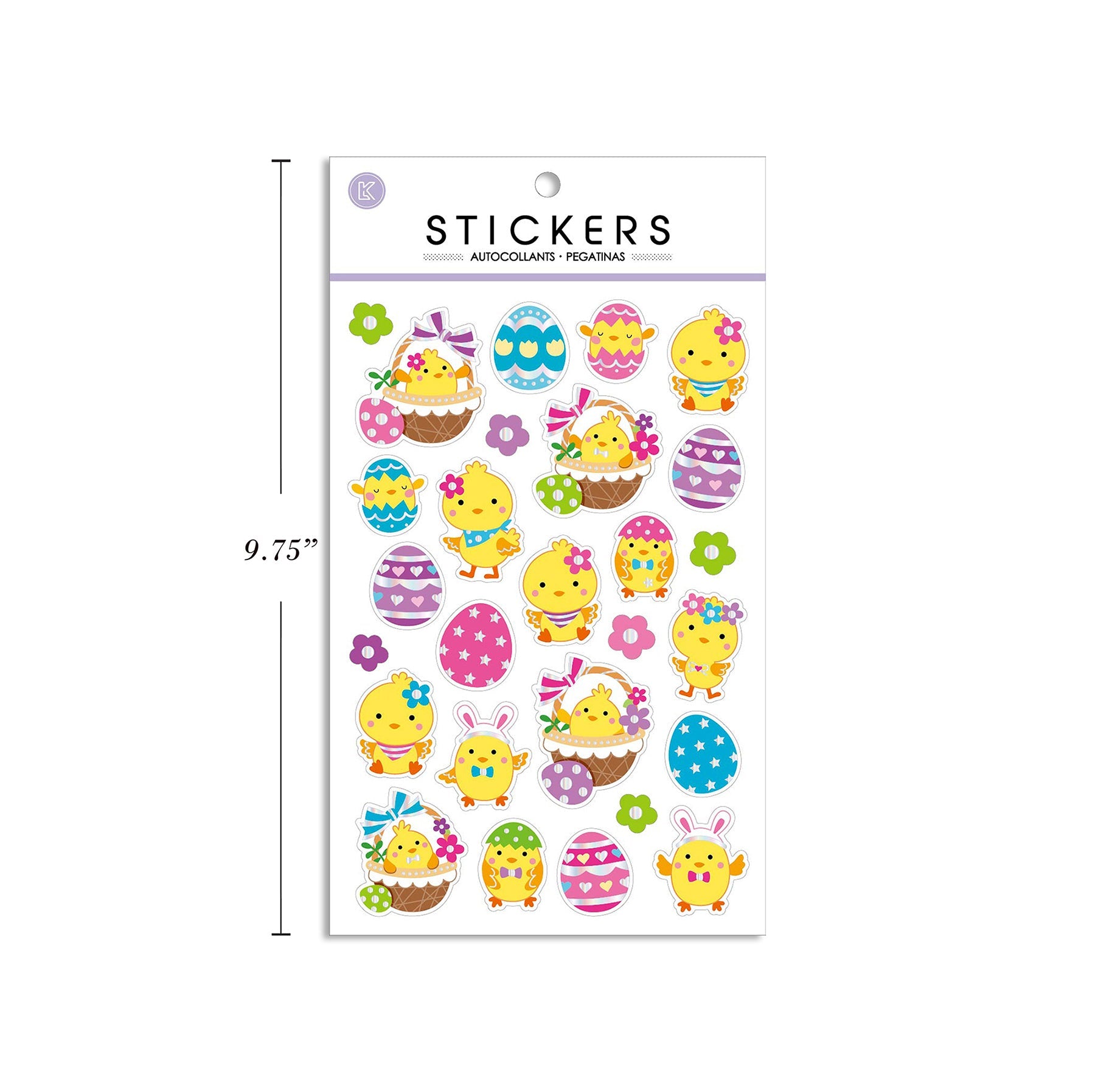 Easter Foil Pop-up Stickers