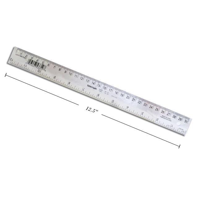 30Cm Flexible Clear Plastic Ruler - Dollar Max Depot