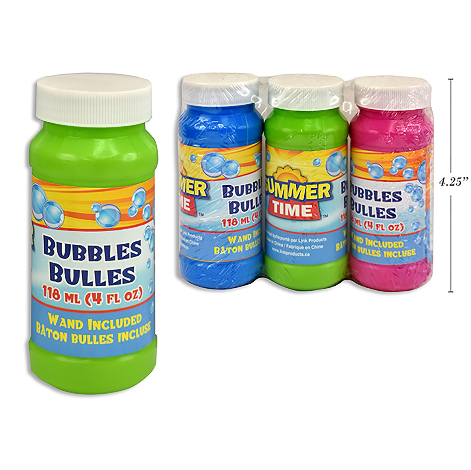 3 Bottles of Bubbles 4oz