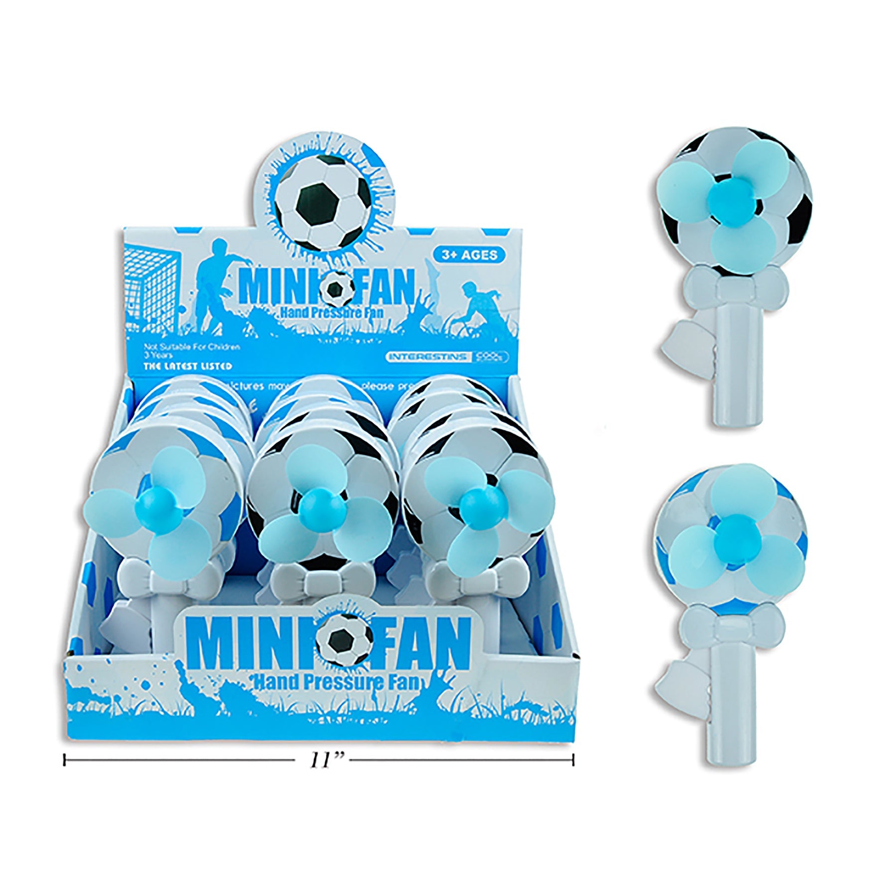 Mini Friction Soccer Ball  Fan 7.5in