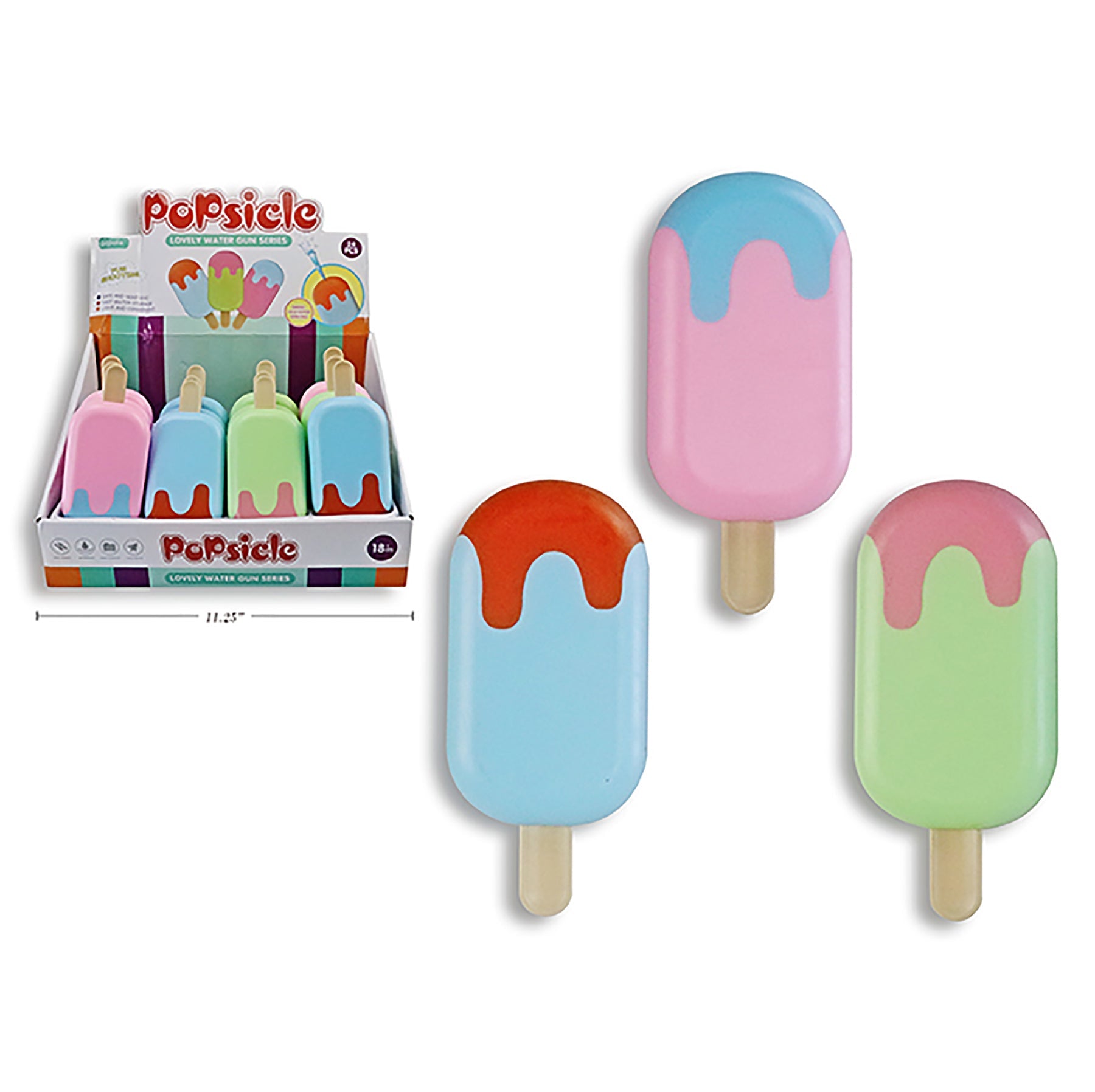 Popsicle Water Shooter 6in