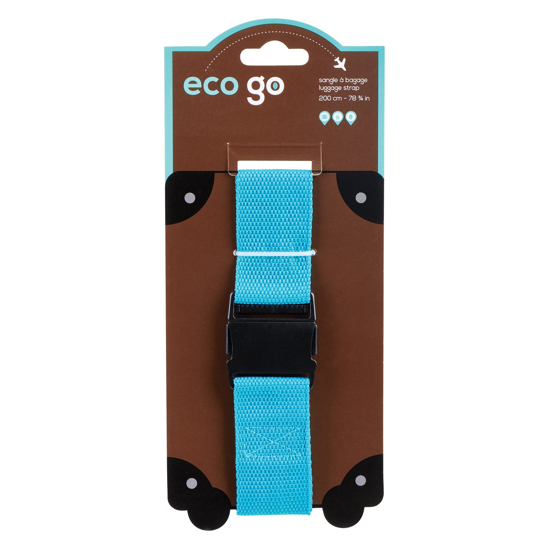 Eco Go Travel Adjustable Luggage Strap 78.75in