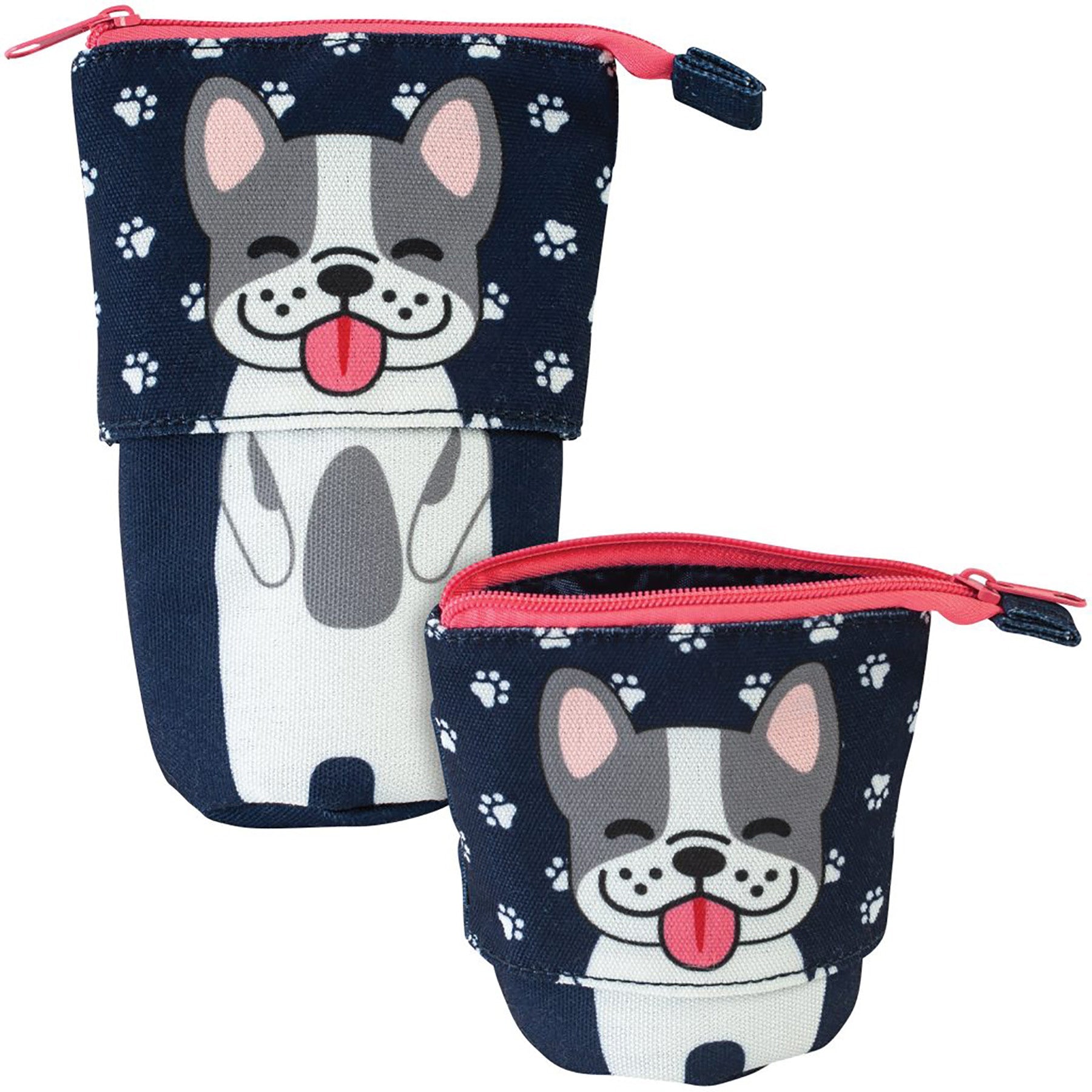 Merangue Pop Up Pencil Case Dog 2.75x2.75x7in