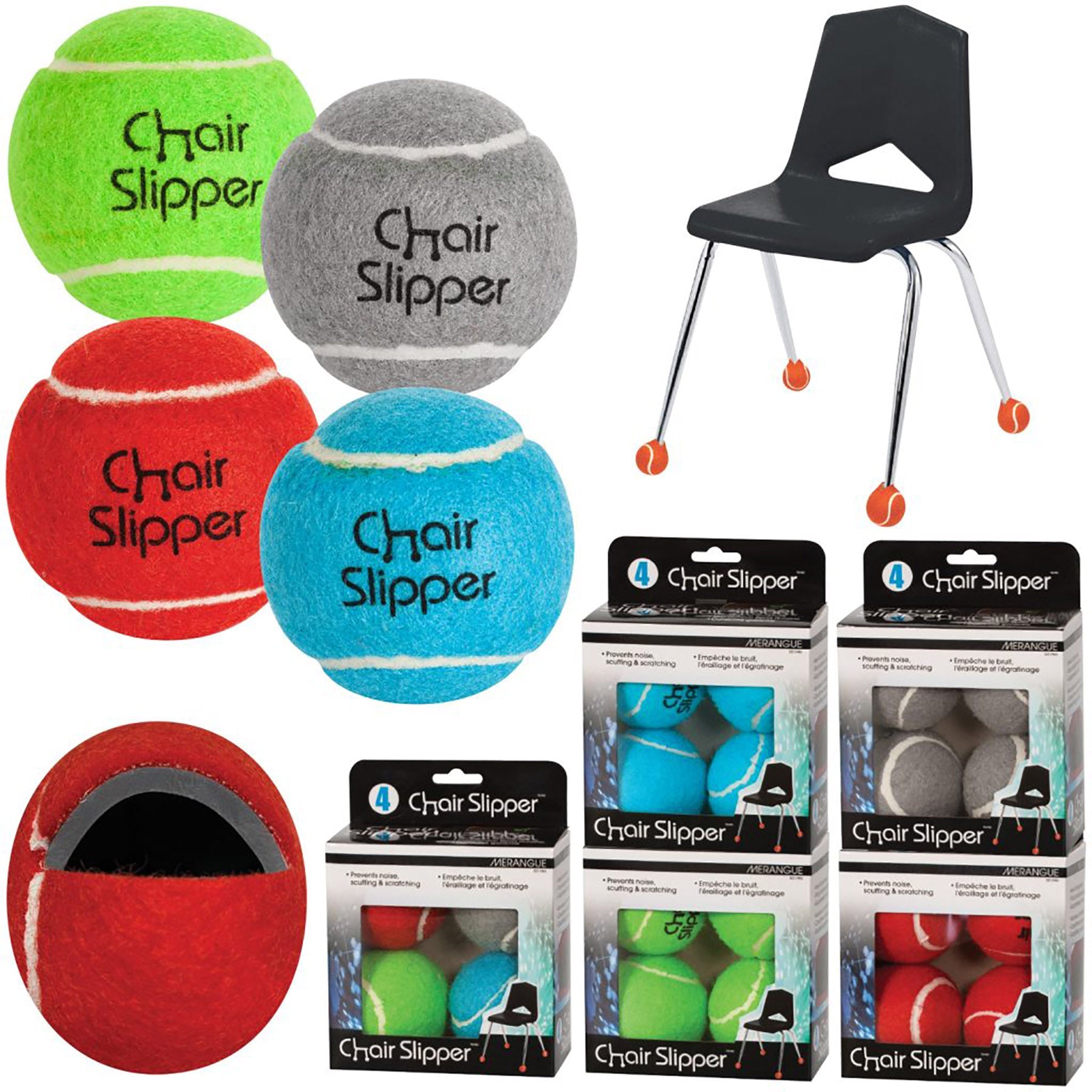 Merangue 4 Chair Slippers