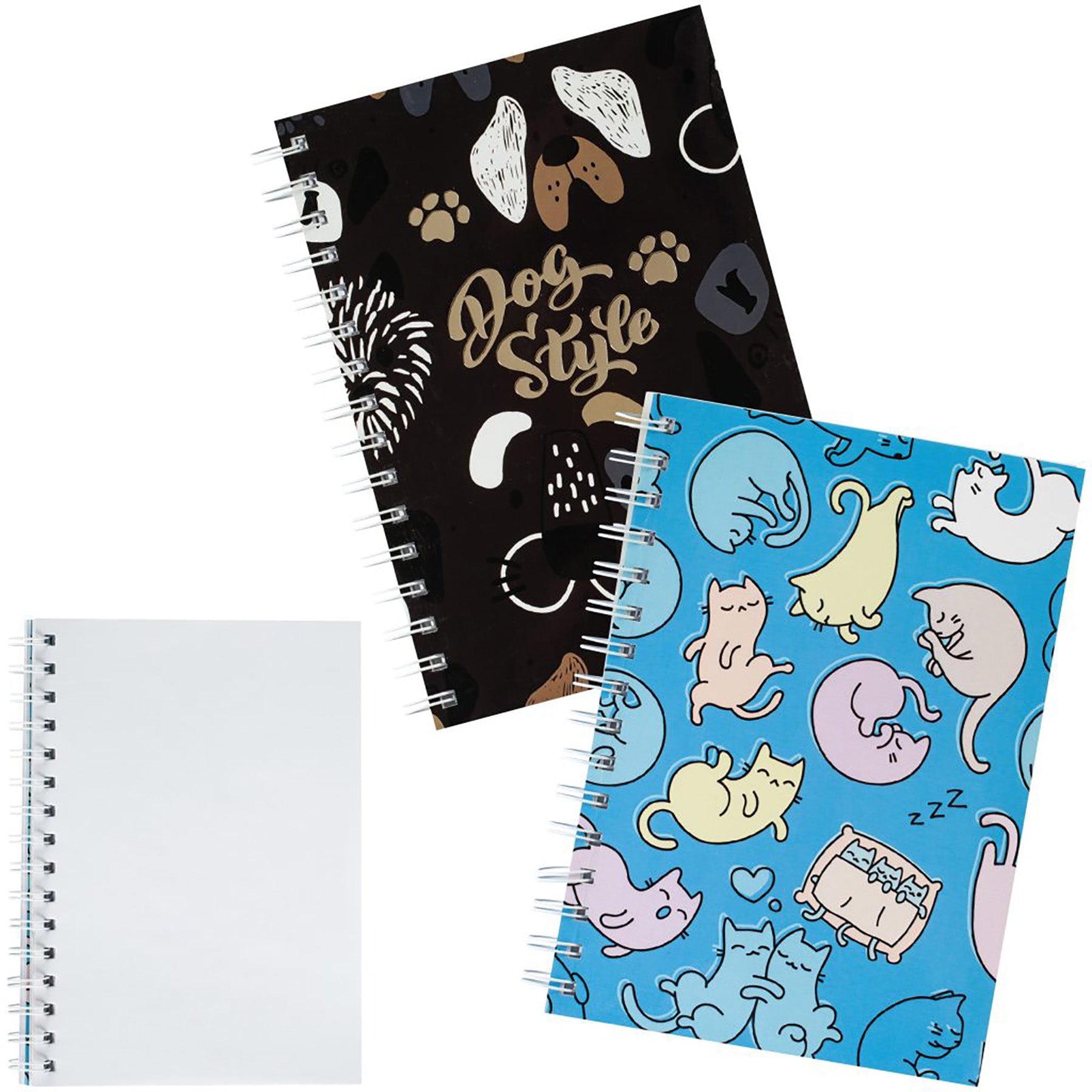 Merangue Spiral Notebook Lined 160 Pages 8.5x5.75in
