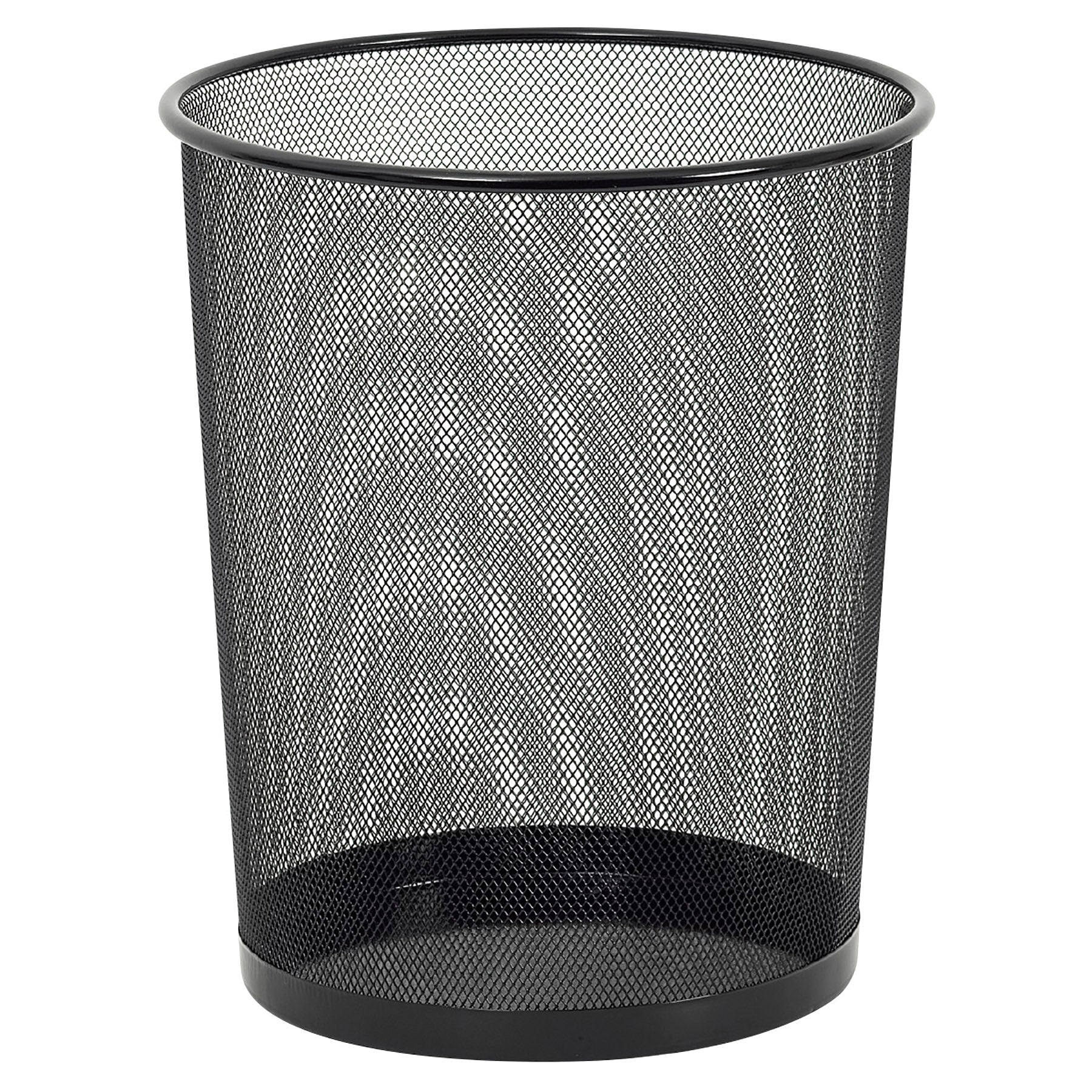 Merangue Metal Mesh Waste Basket 11.5x14in