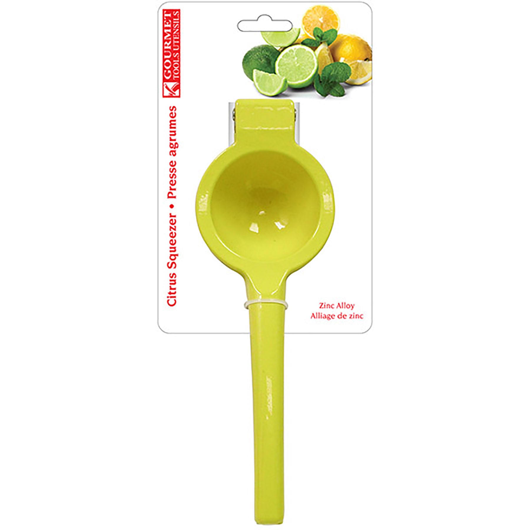 Gourmet Lemon Squeezer Zinc Alloy  3x1.8x8.5in