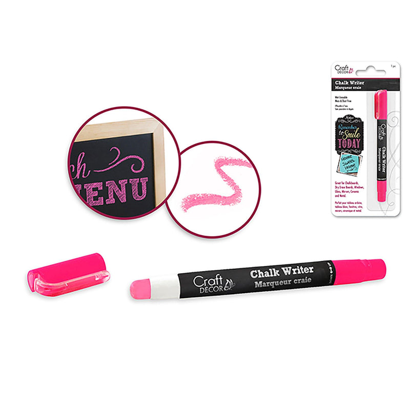 Neon Pink Craft Decor: Chalk Writer Blister-Carded - Dollar Max Dépôt
