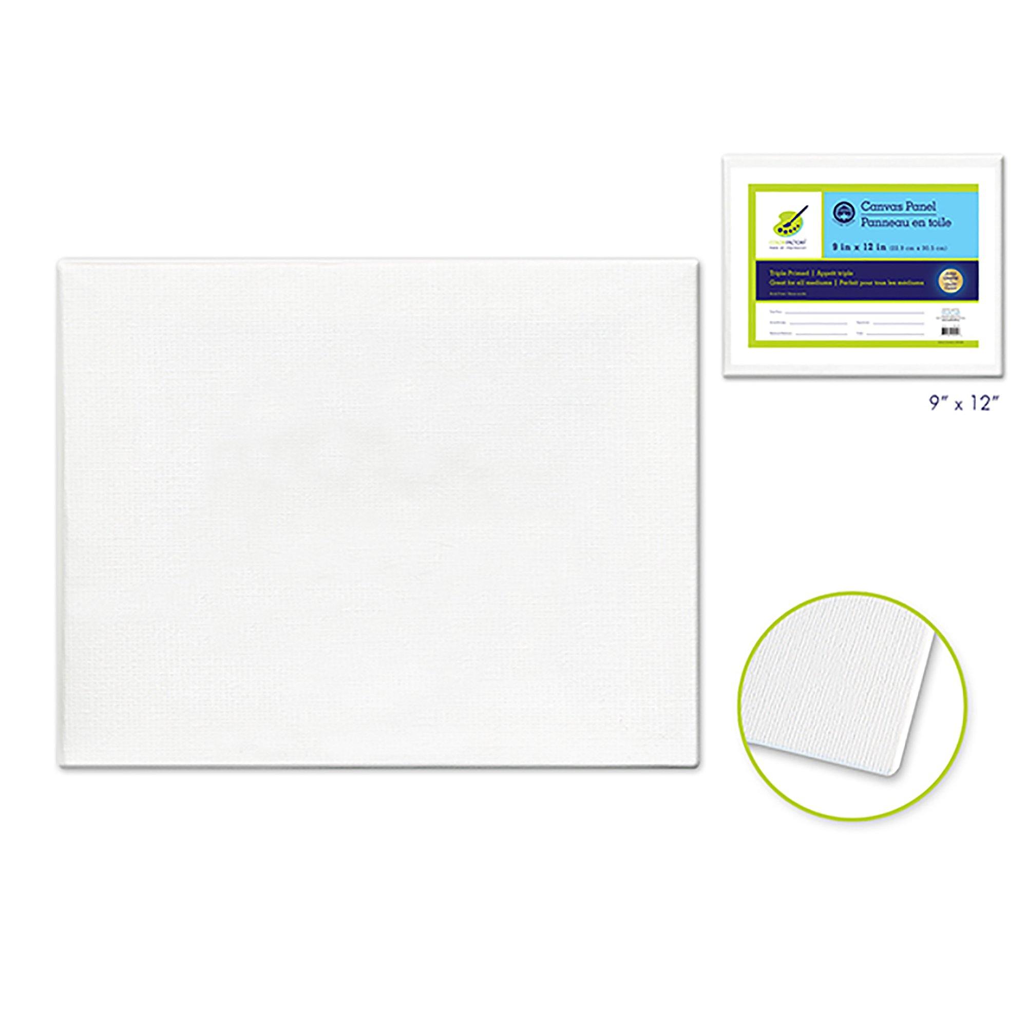 Canvas Panels Primed: 9"X12" Artist Quality Painting Canvas - Dollar Max Dépôt