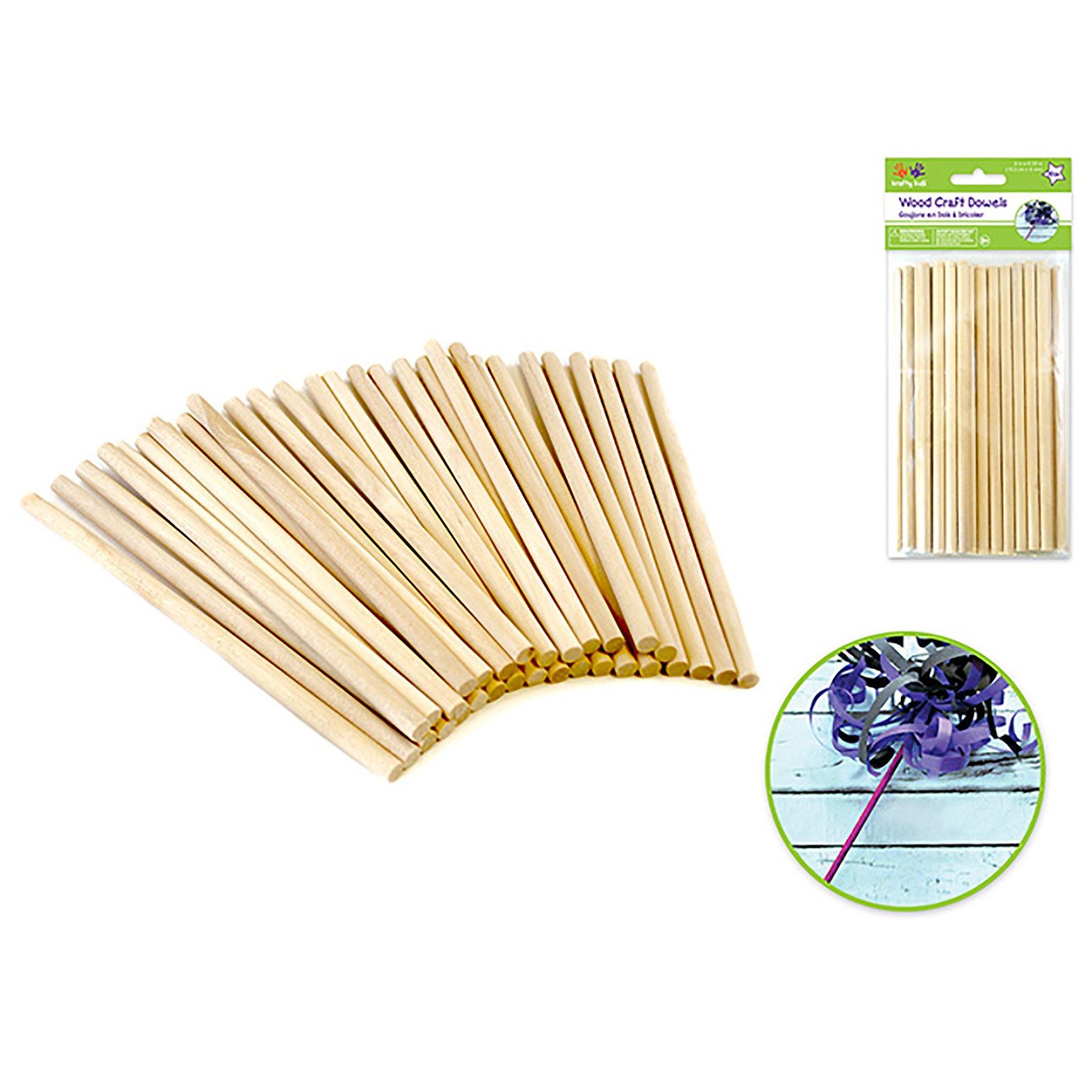 Craftwood: 1/4"X6" Natural Dowel 30/Pk - Dollar Max Dépôt