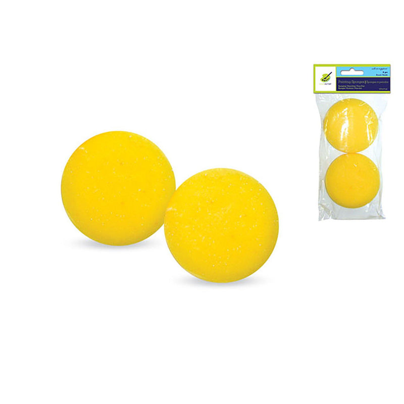 Color Factory: 2.75" Sponge X2 For Painting/Sponging/Faux-Fini - Dollar Max Dépôt