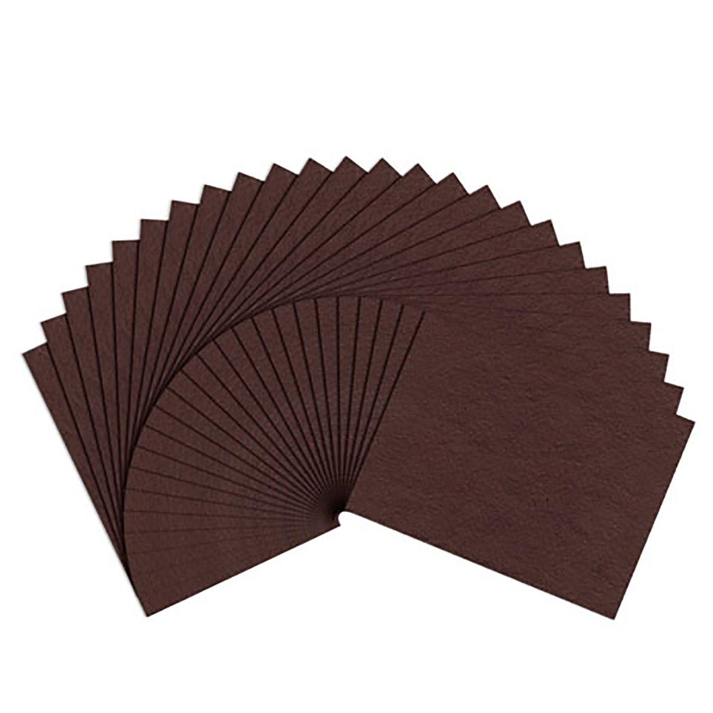 Dark Brown Felt Sheet: 9"X12" Premium Bar-Coded - Dollar Max Dépôt