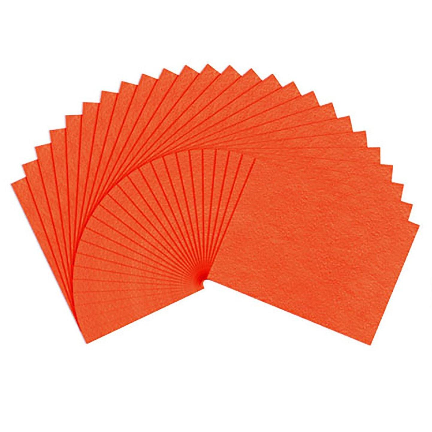 Orange Felt Sheet: 9"X12" Premium Bar-Coded - Dollar Max Dépôt