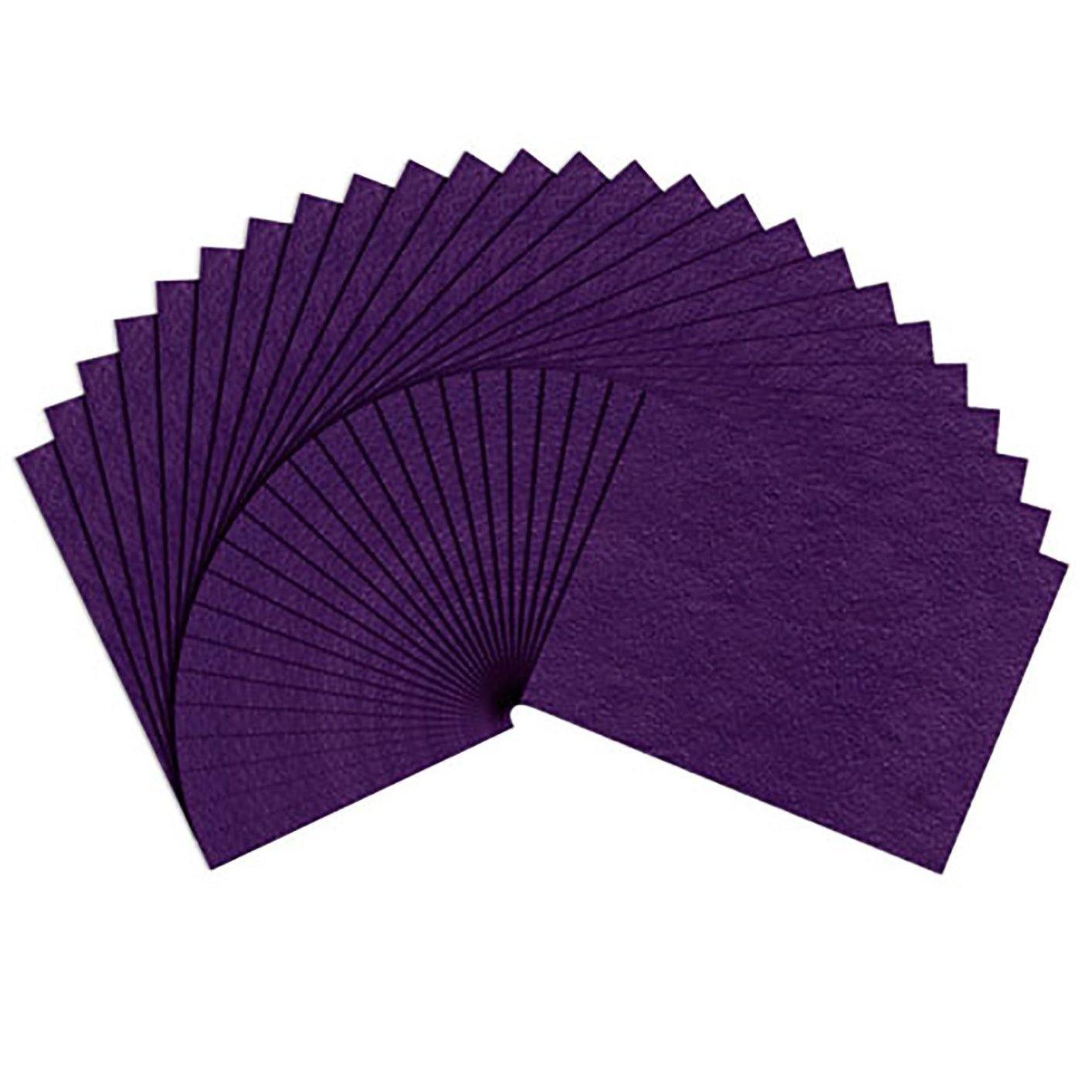 Purple Felt Sheet: 9"X12" Premium Bar-Coded - Dollar Max Dépôt