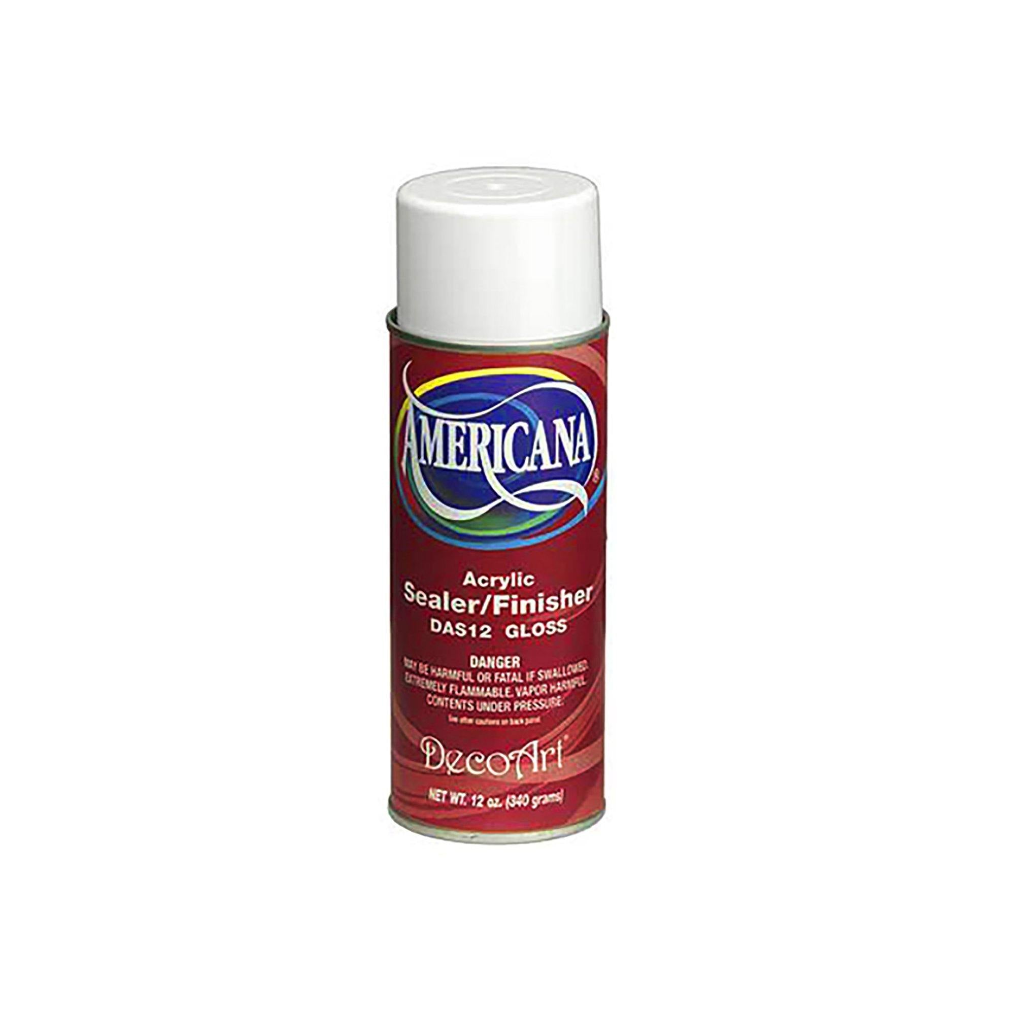 Das12 Gloss Decoart Spray: 12Oz Americana Sealer Das12G/Das13M - Dollar Max Dépôt