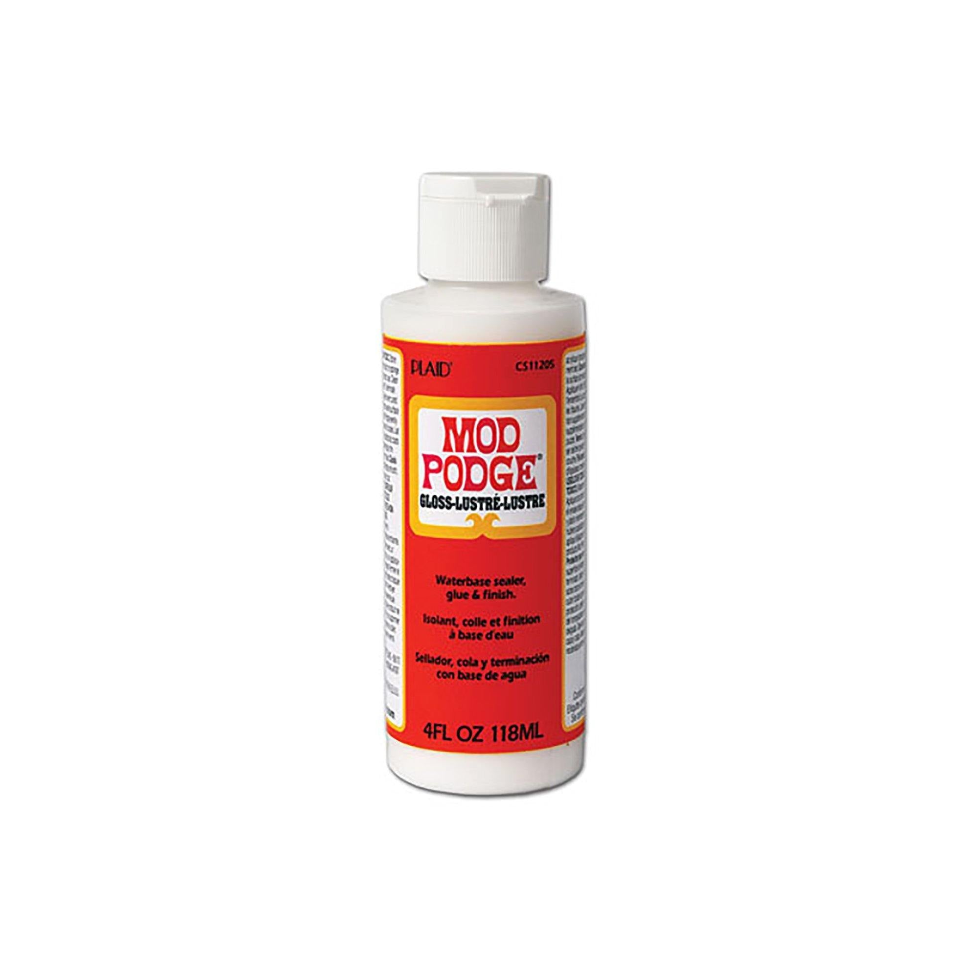 Gloss Mod Podge: 4Oz All-In-One Glue/Sealer/Finish Non-Toxic - Dollar Max Dépôt