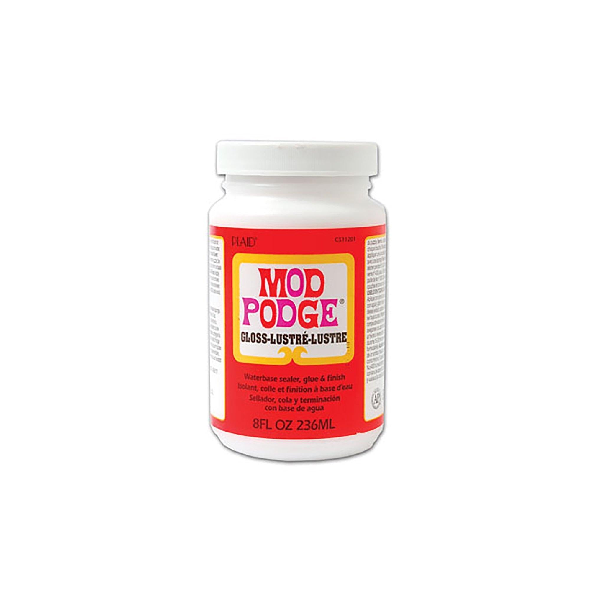 Gloss Mod Podge: 8Oz All-In-One Glue/Sealer/Finish Non-Toxic - Dollar Max Dépôt