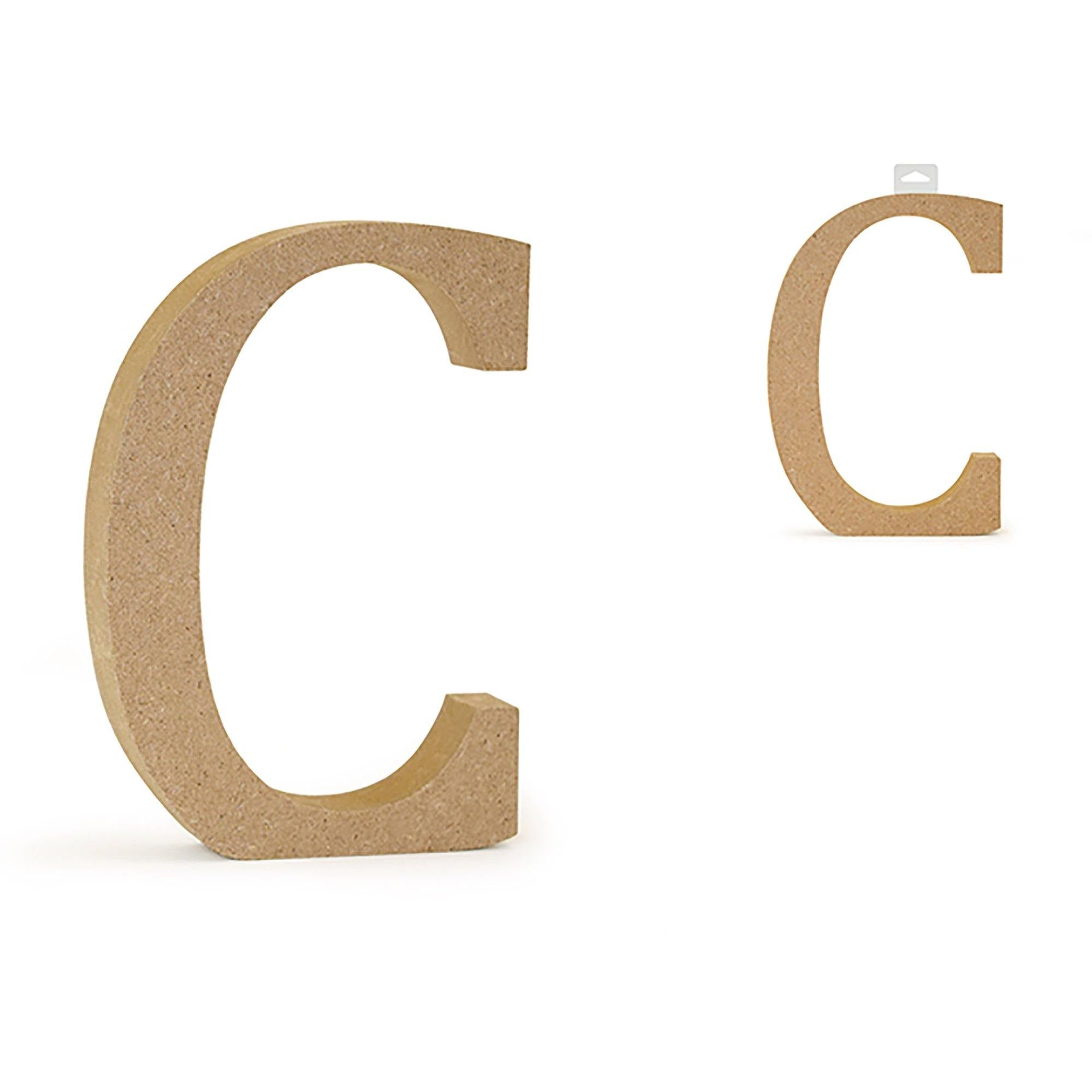 Cwood Letters: 5 1/8" Mdf Standing - Dollar Max Dépôt