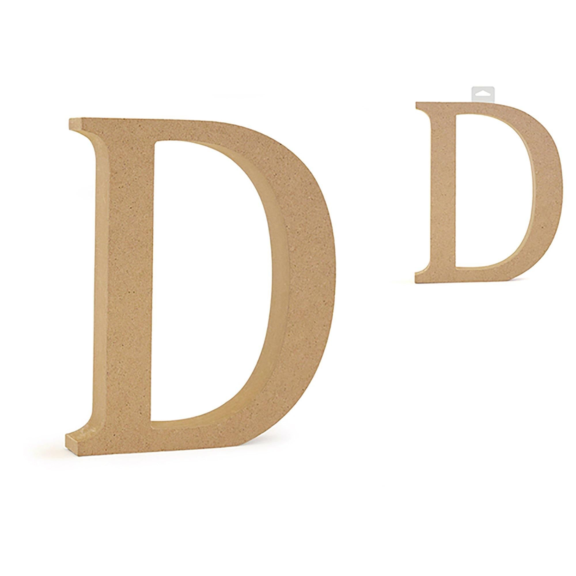 Dwood Letters: 5 1/8" Mdf Standing - Dollar Max Dépôt