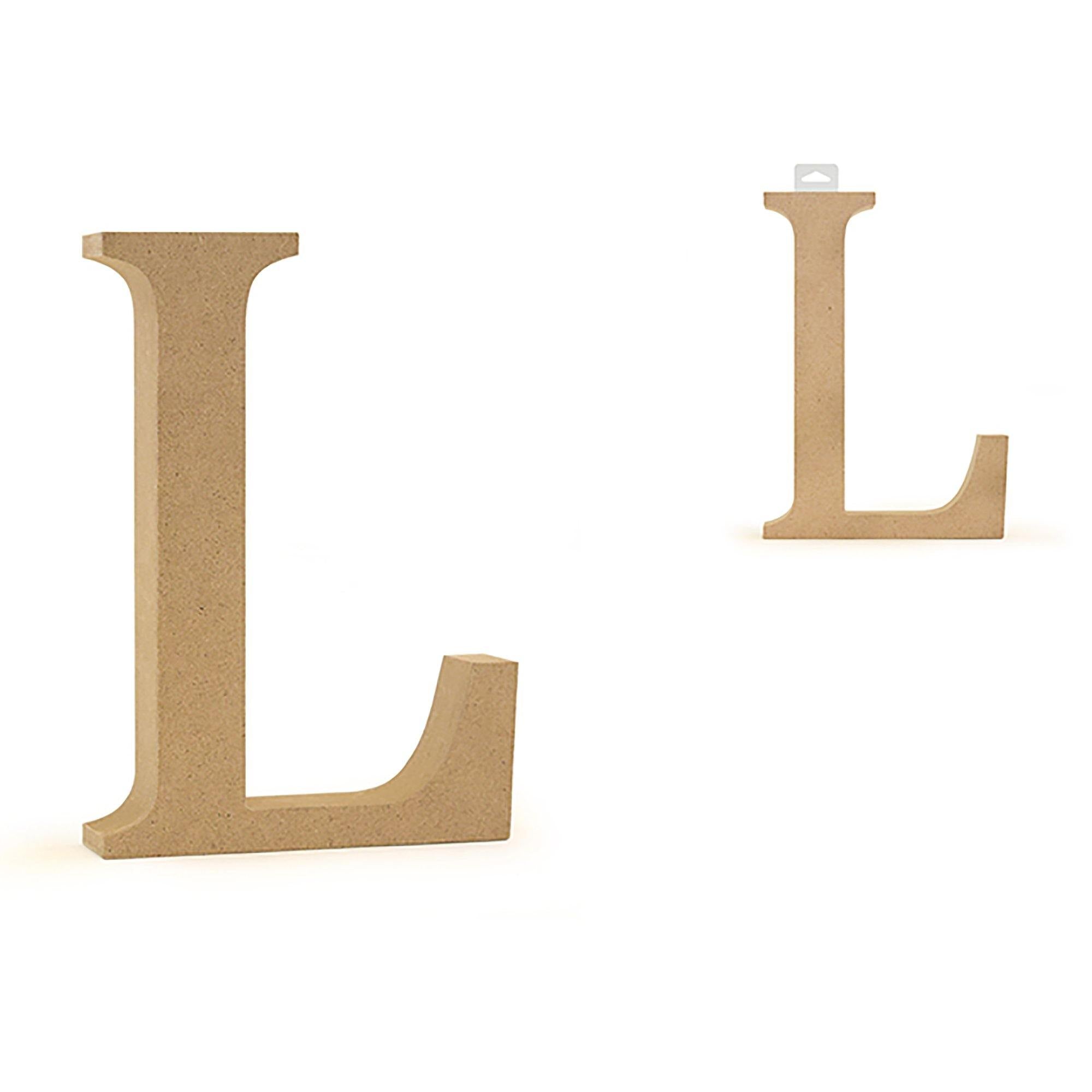 Lwood Letters: 5 1/8" Mdf Standing - Dollar Max Dépôt